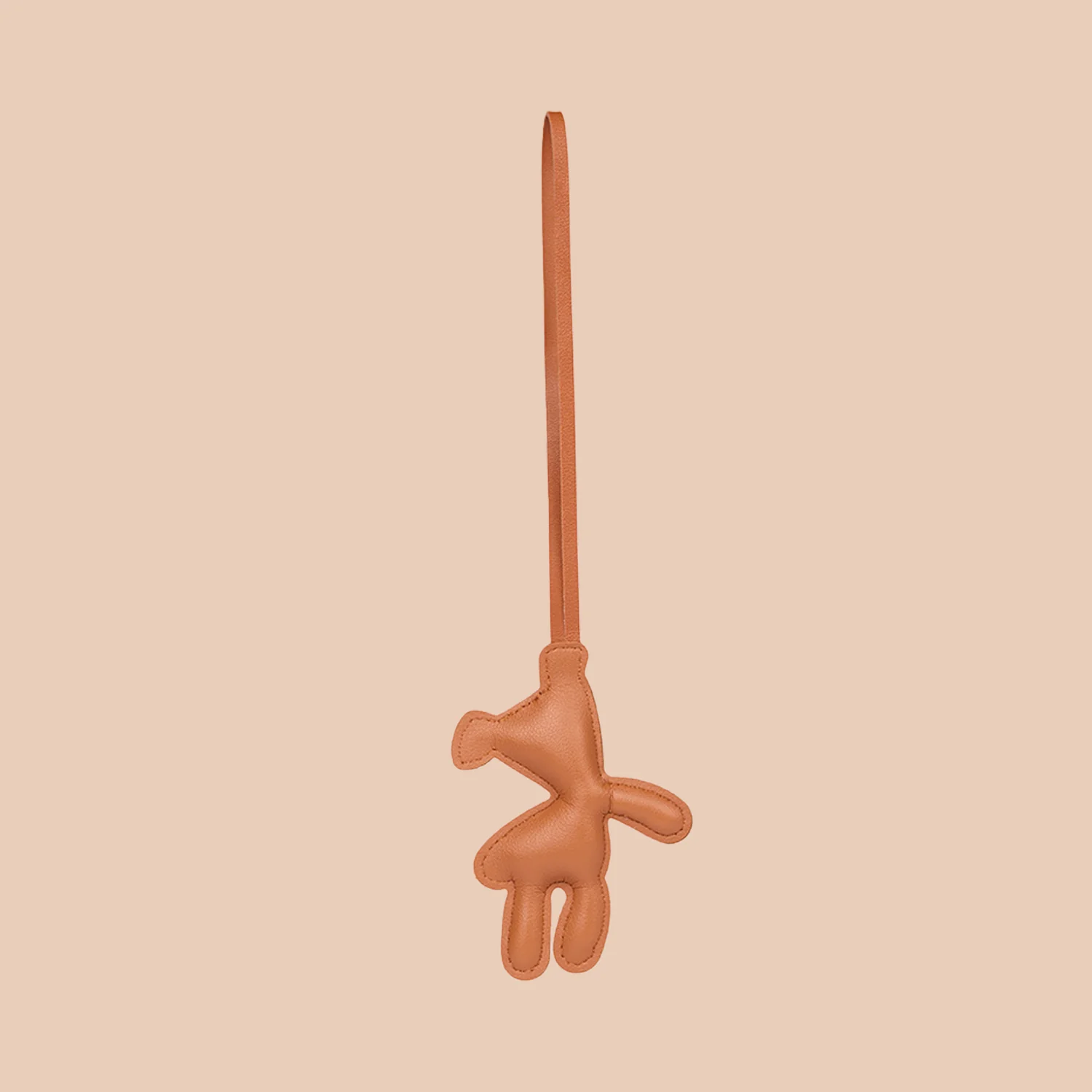 Teddy Bag Charm - Tan - Image 4