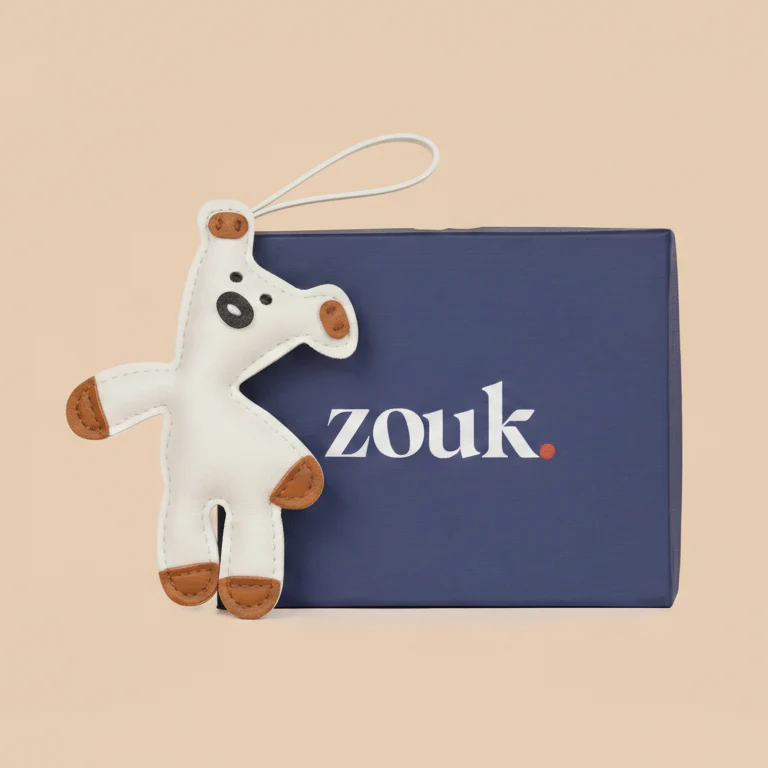 Teddy Bag Charm - White - Image 2