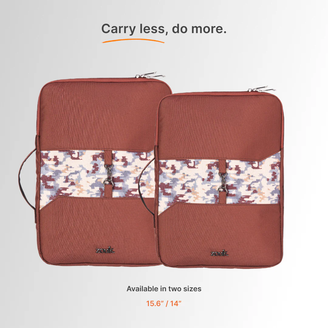 Thar Ascent Signature Laptop Sleeve - 14inch (Brown) - Image 7
