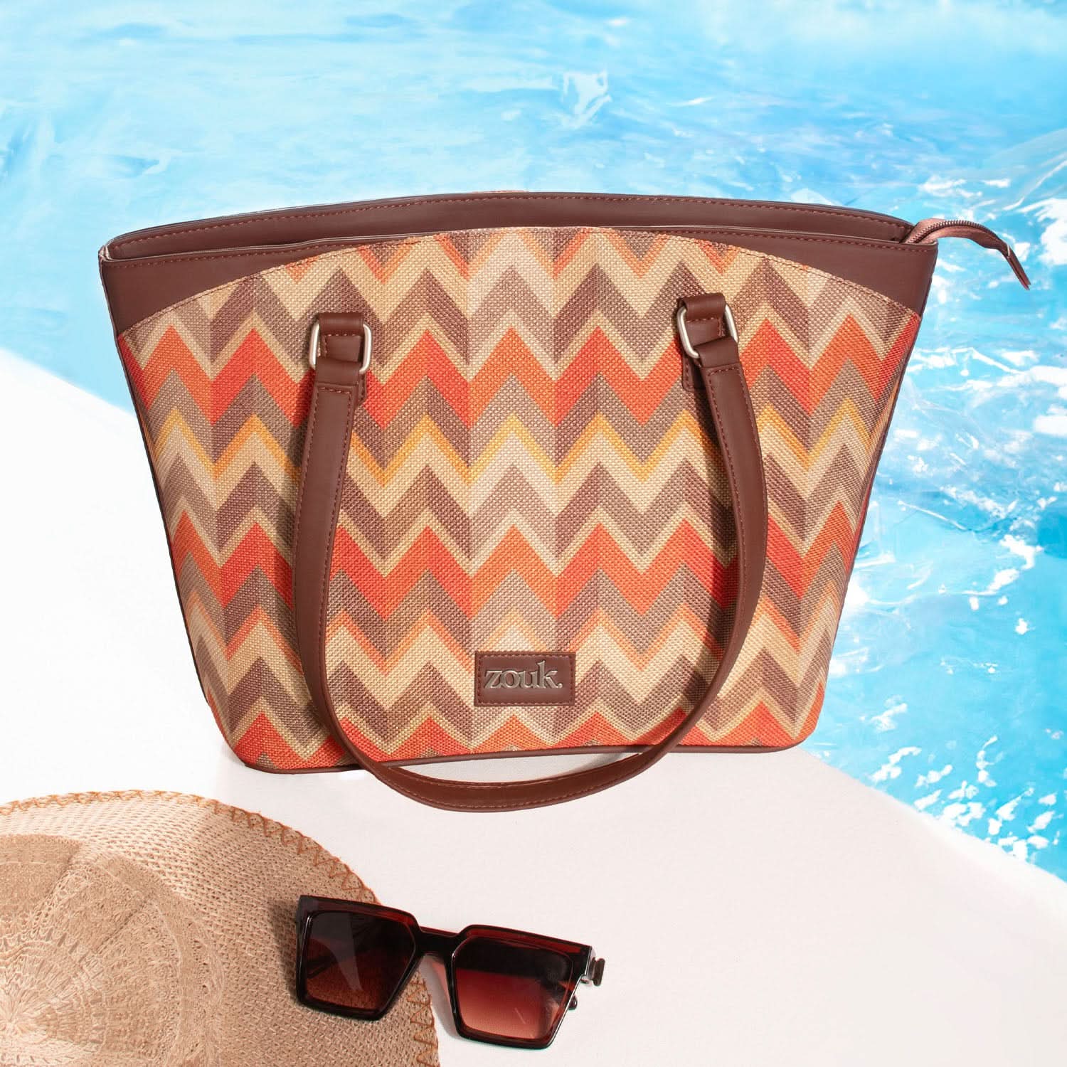Tidal Wave Classic Travel Tote - Image 2