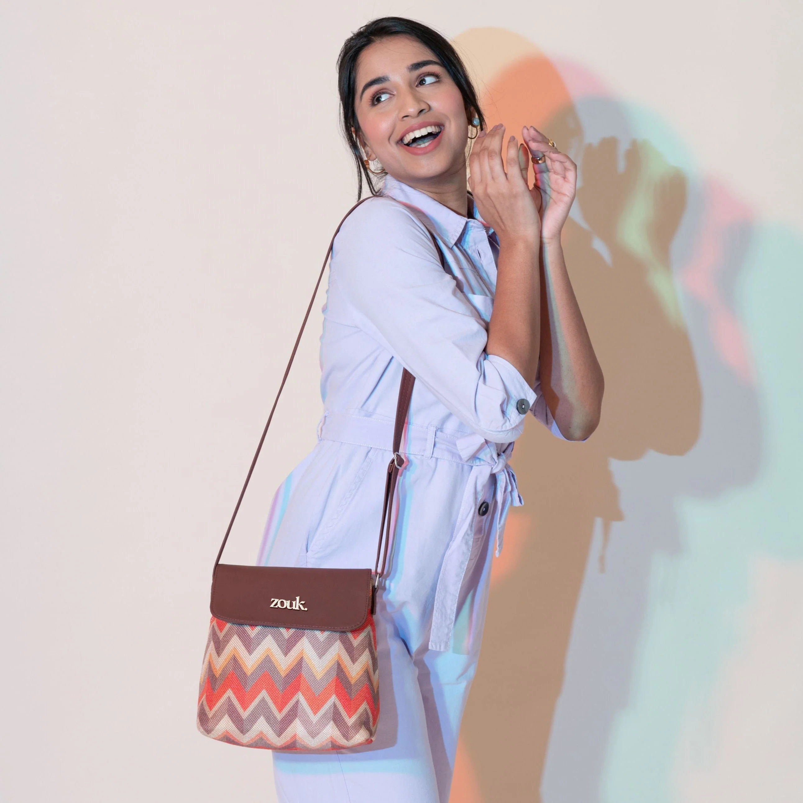 Tidal Wave Flap Sling Bag - Image 11