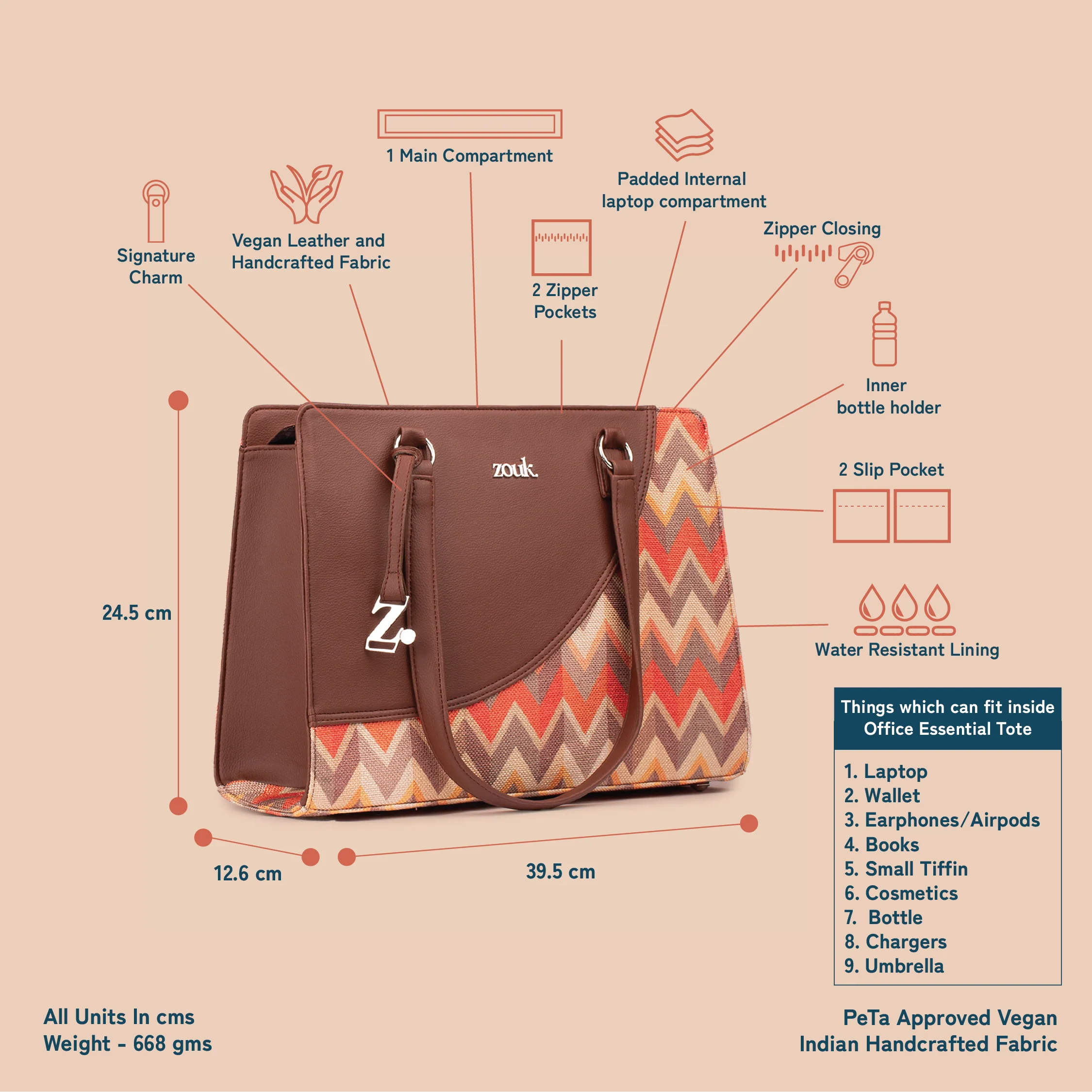 Tidal Wave Office Essential Bag - Image 5
