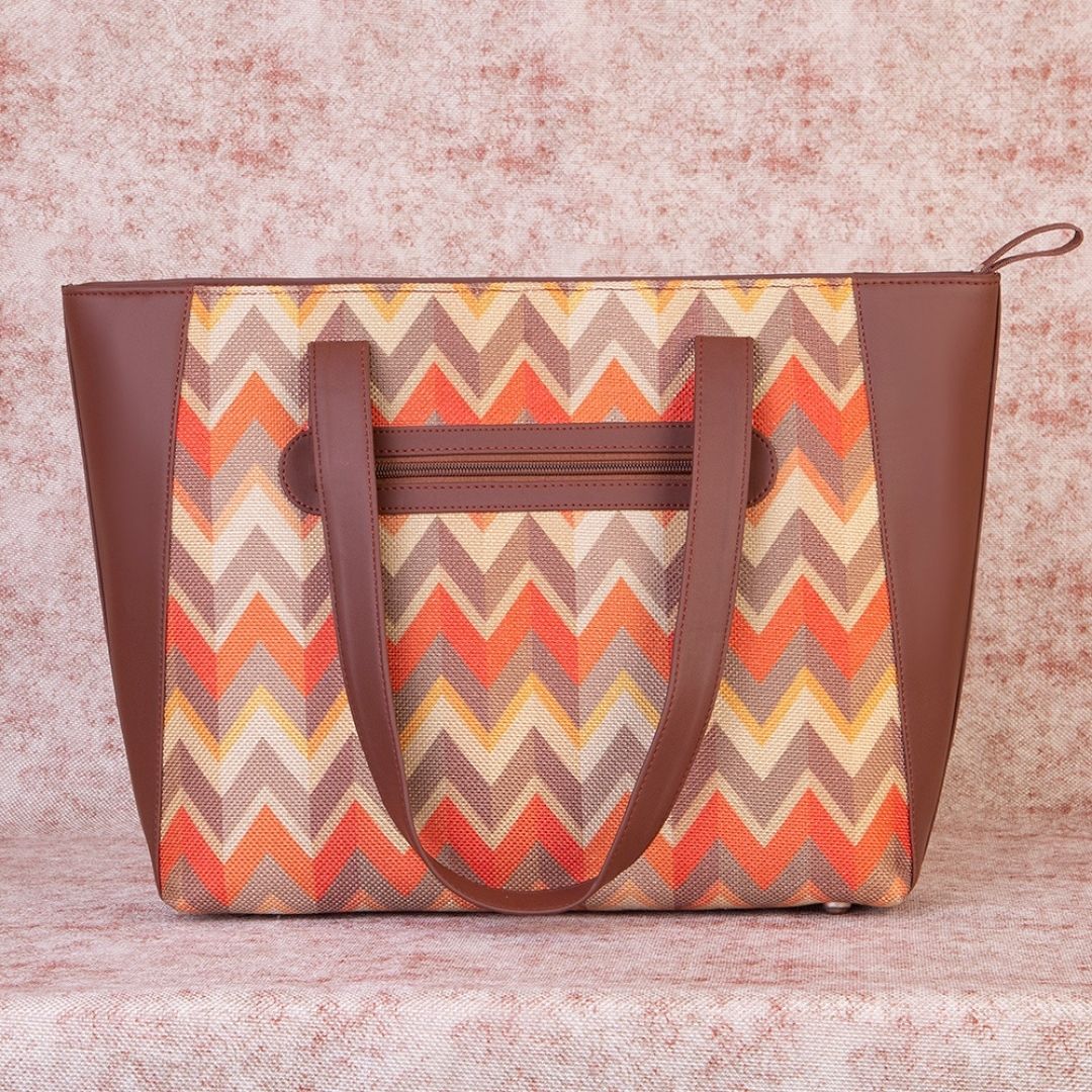 Tidal Wave Side Tote Bag - Image 2