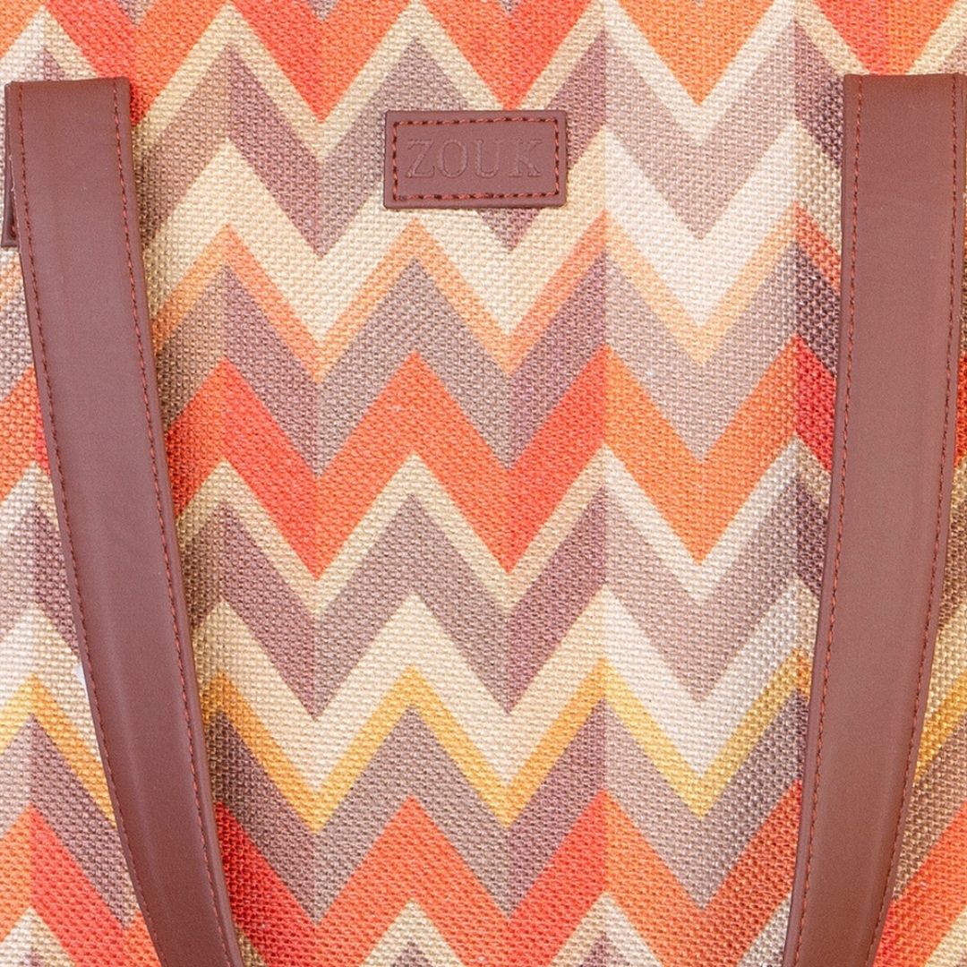 Tidal Wave Side Tote Bag - Image 6