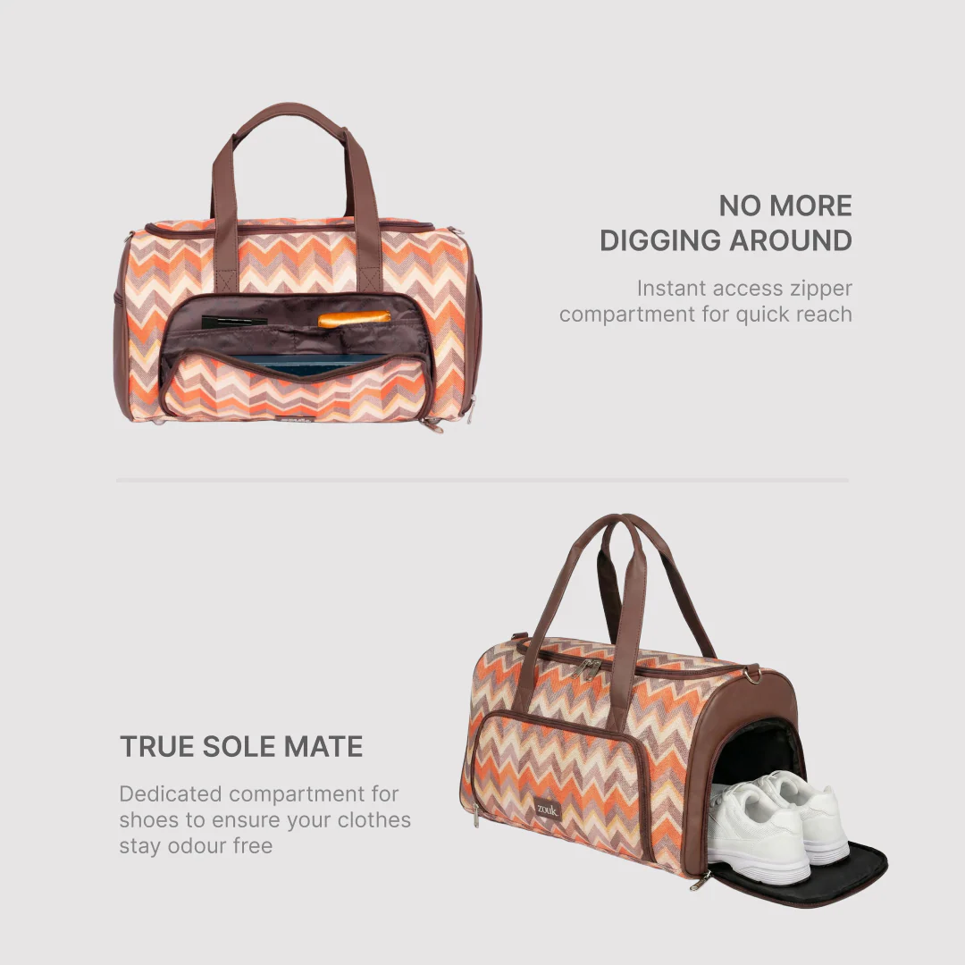 Tidal Wave Weekender Duffle Bag - Image 4