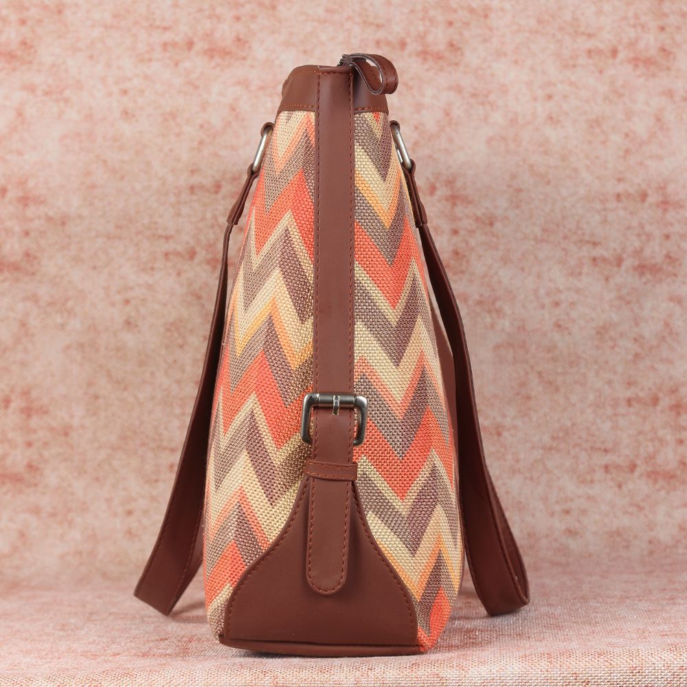 Tidal Wave - Women's Office Bag & Sling Bag Combo - Image 4