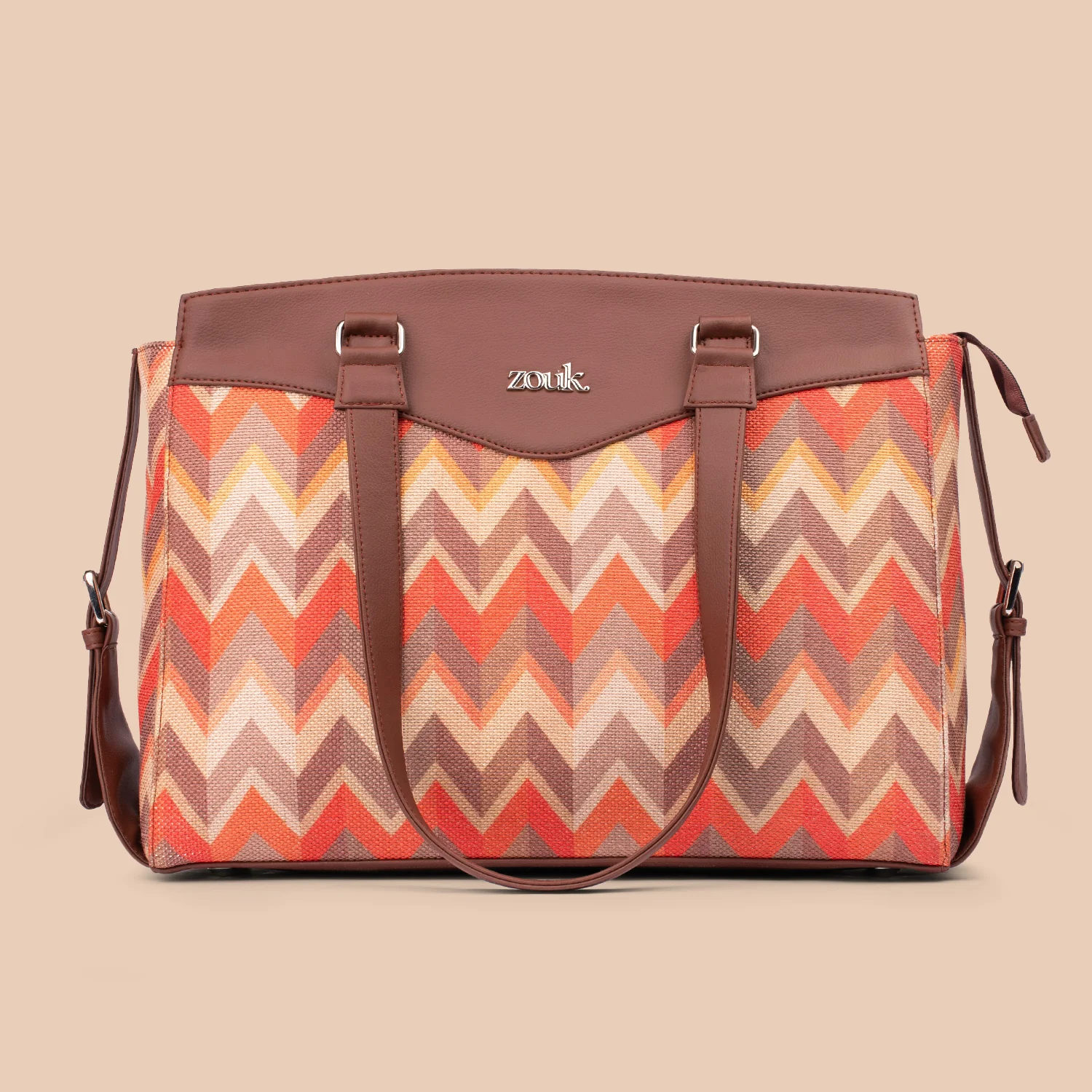 Tidal Wave Women's Work Bag Brown - Image 2
