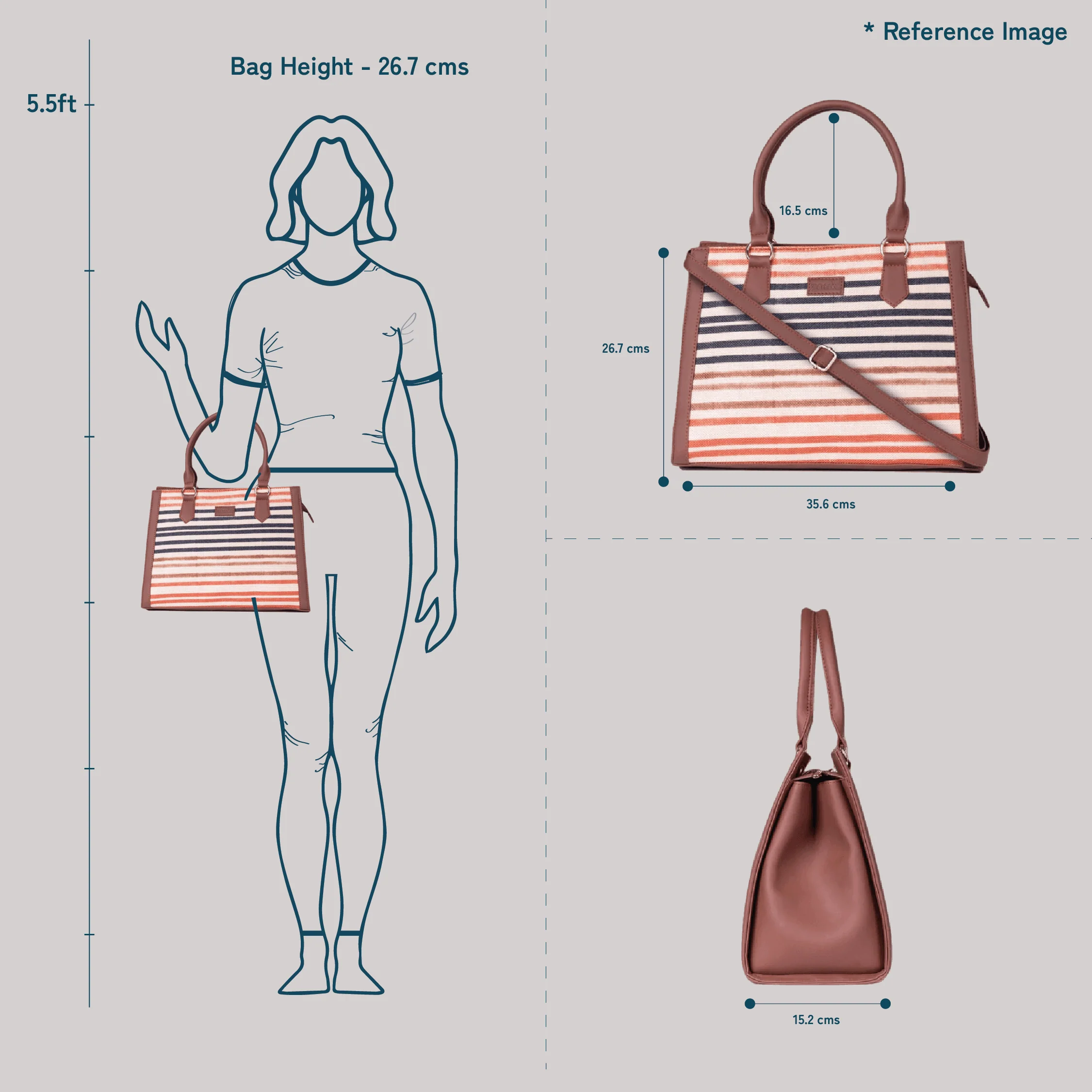 Tidal Wave Classic Handbag - Image 9