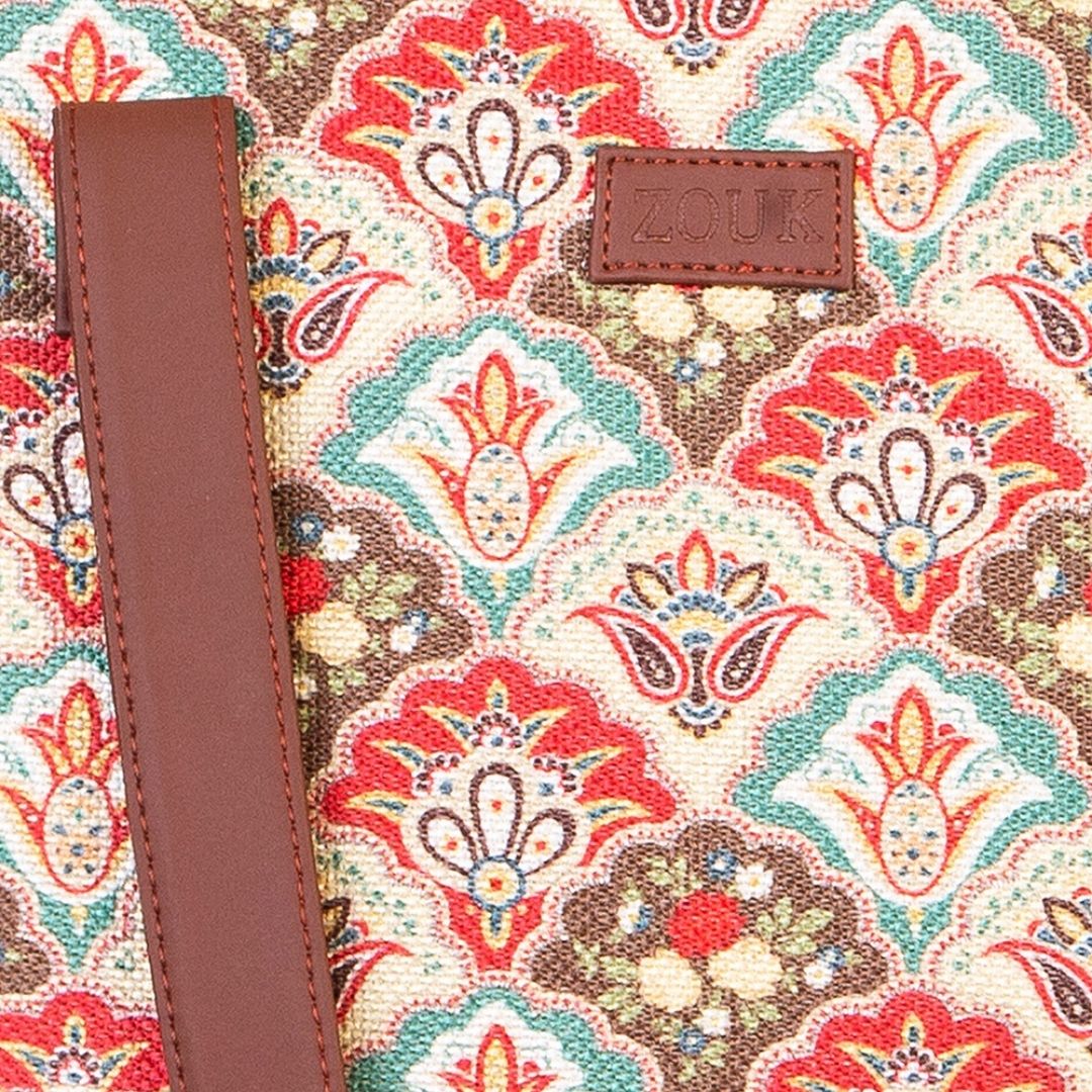 Mughal Art Multicolor Shoulder Tote Bag - Image 6