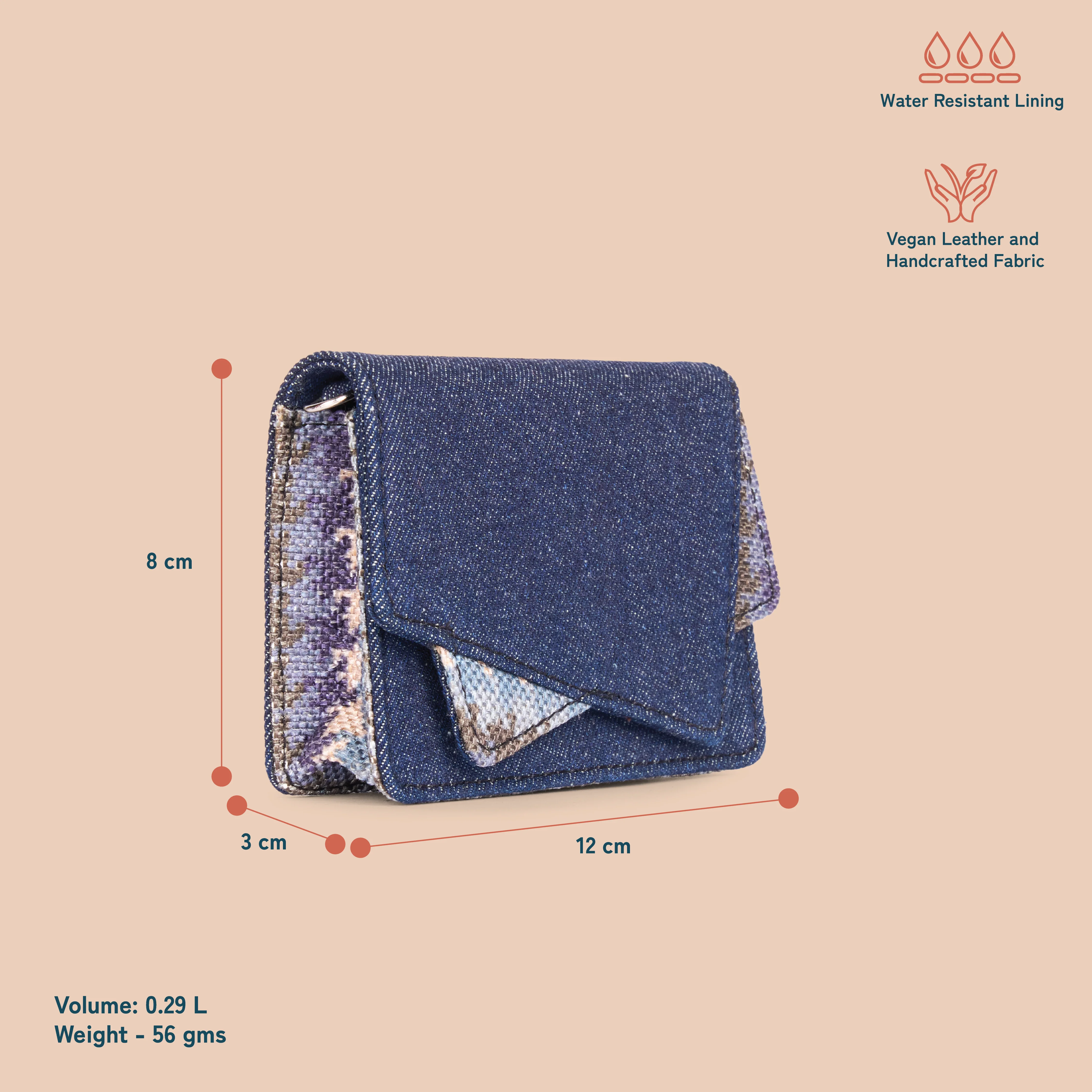 Tovi Mini Bag - Bombay Houndstooth - Image 3