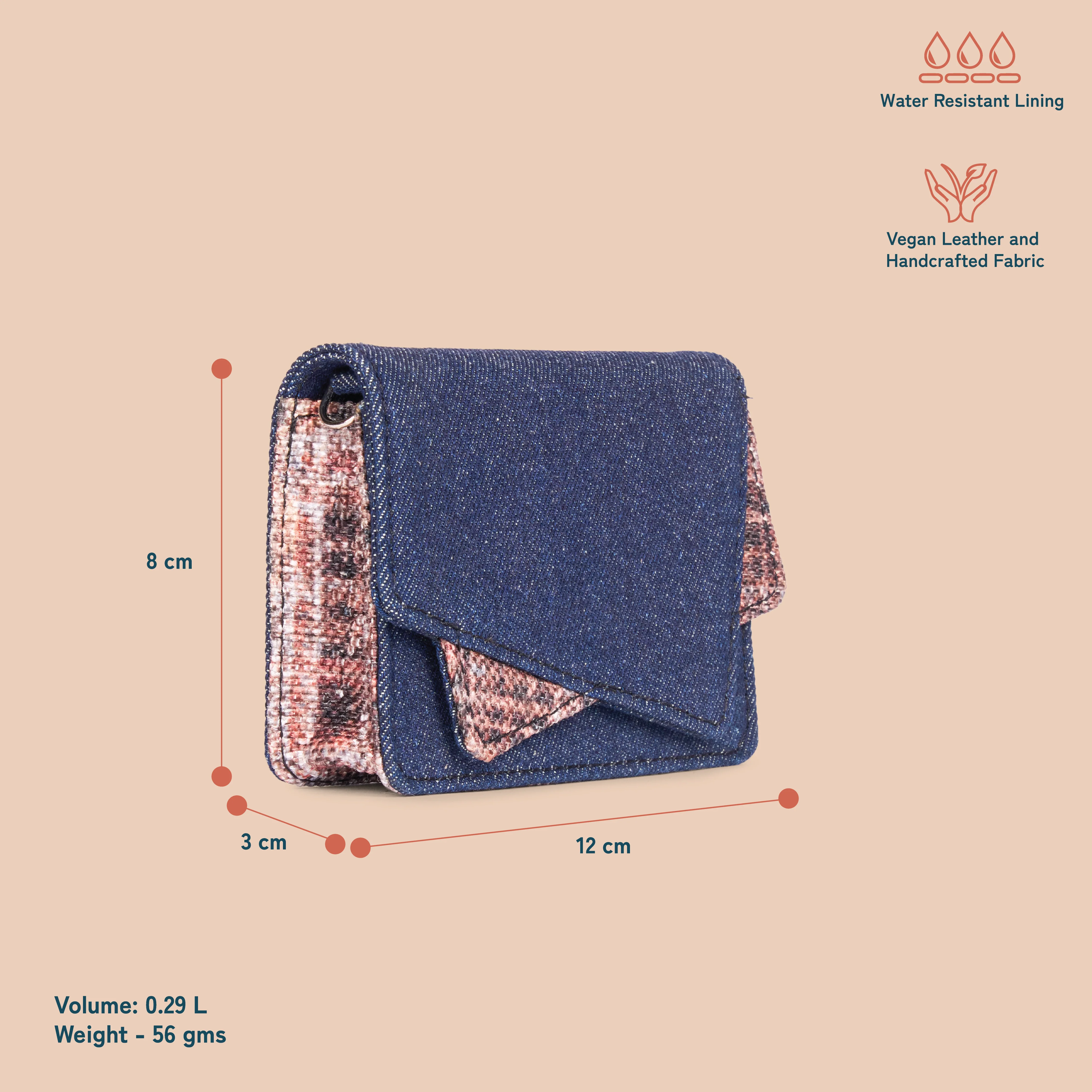 Tovi Mini Bag - Cashmere Noir (Copper) - Image 5