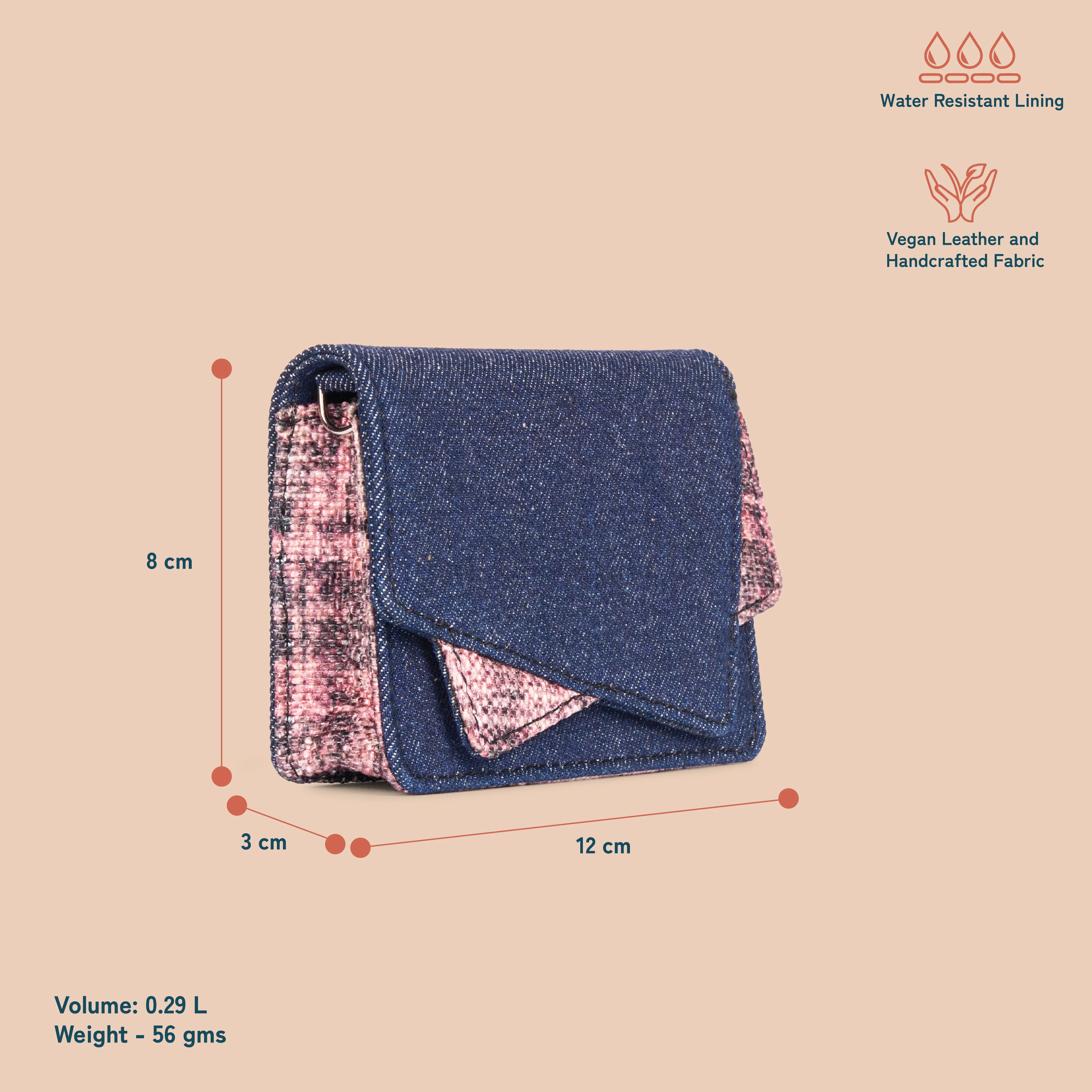 Tovi Mini Bag - Cashmere Noir (Pink) - Image 6