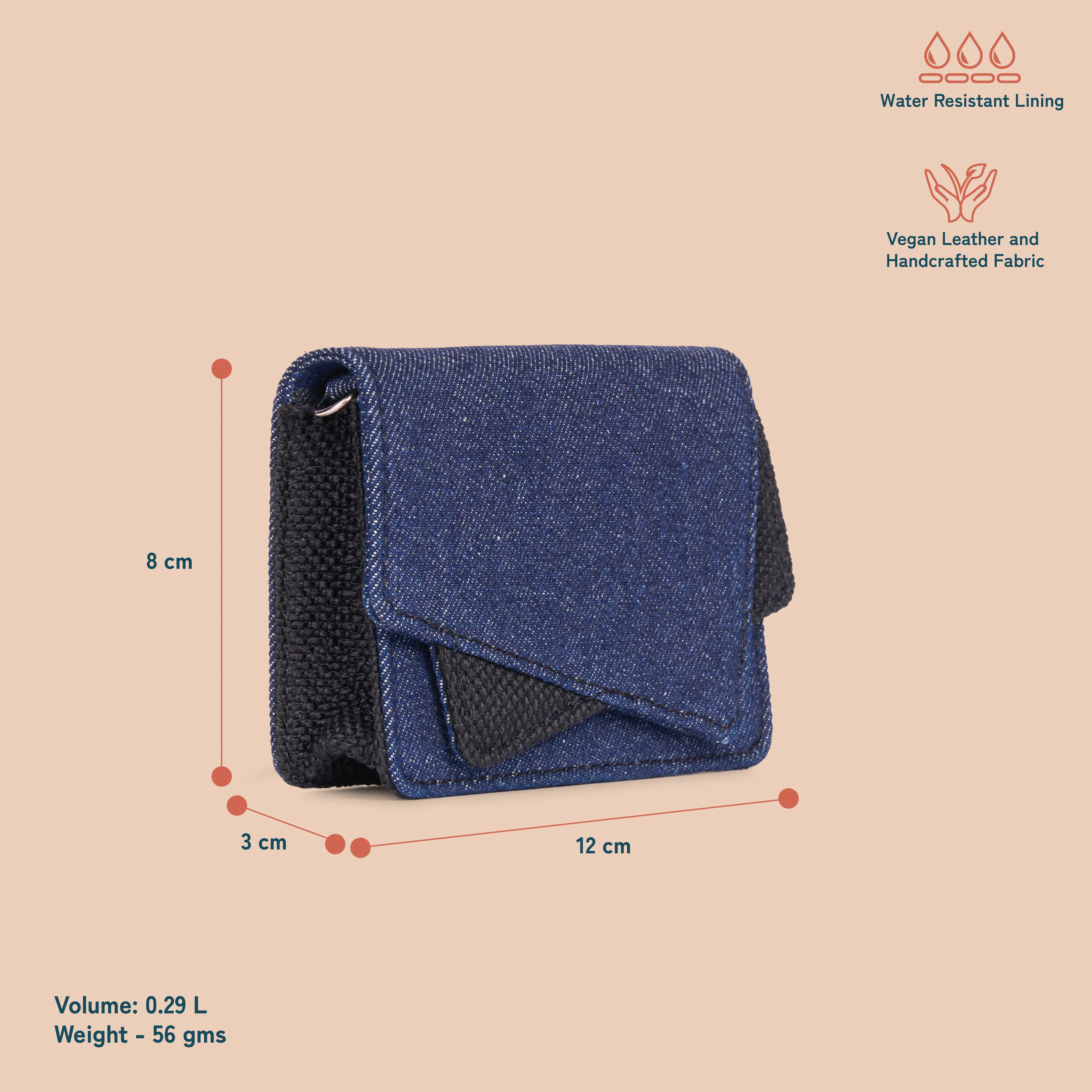 Tovi Mini Bag - Jet Black - Image 11