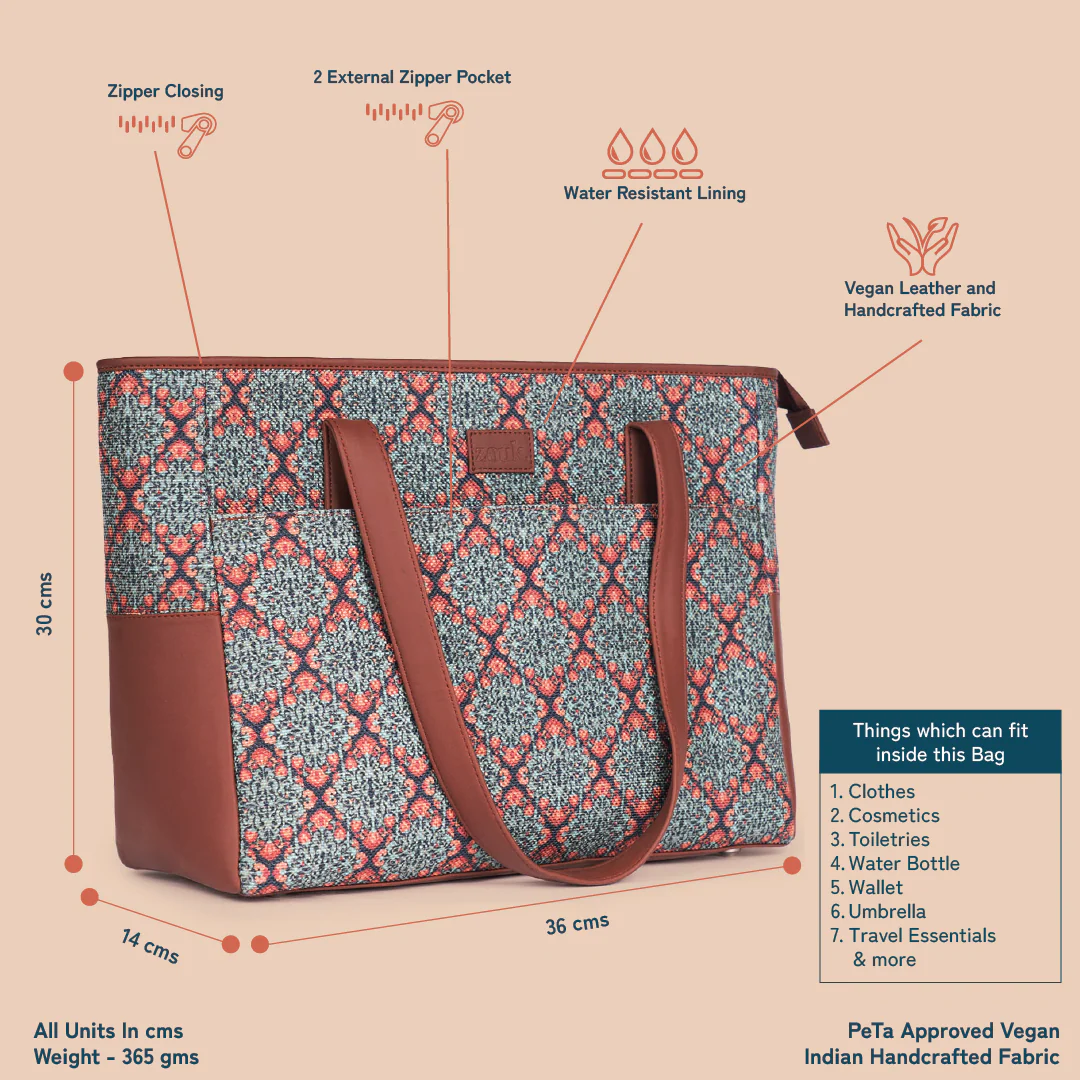 Travel Tote Bag - Kolkata Nouveau - Image 4