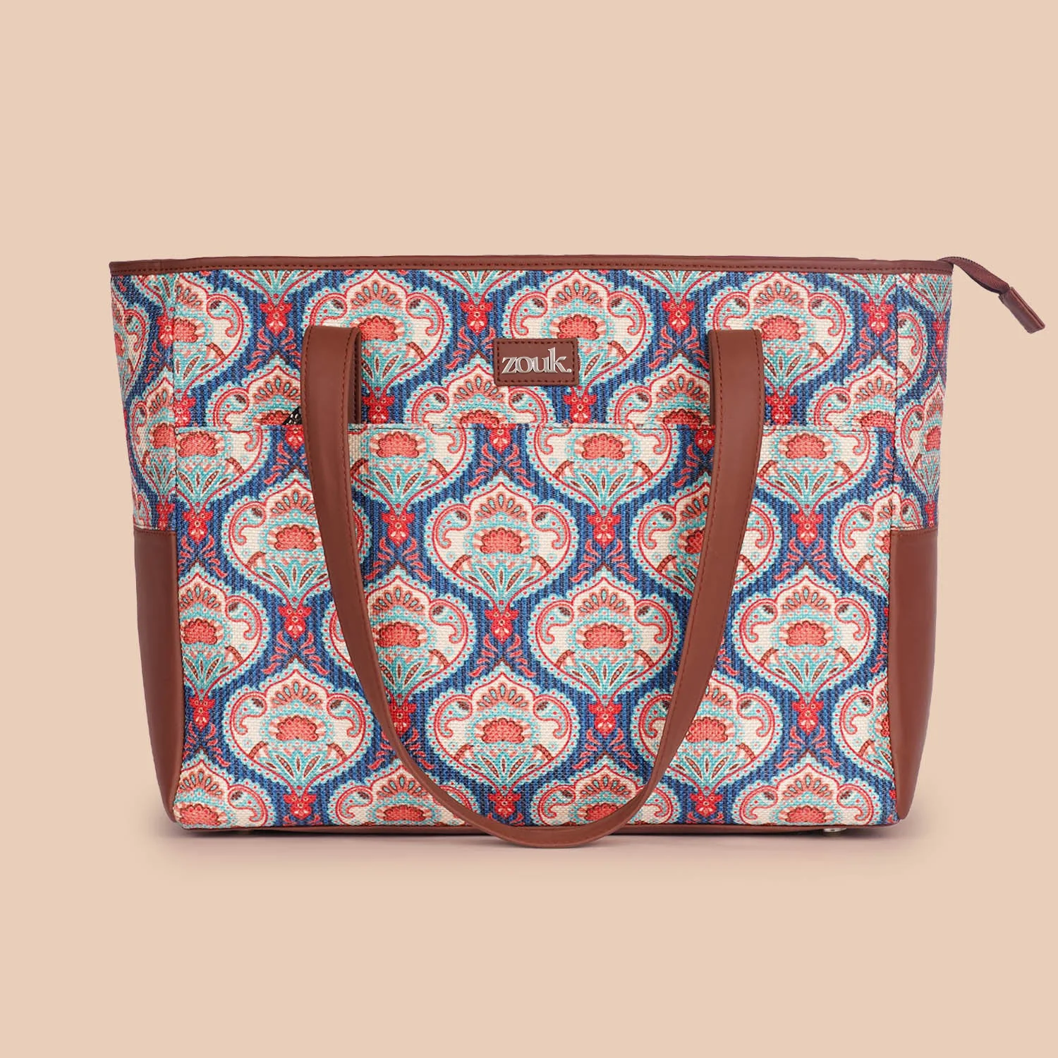 Kovil Blue Diaper Bag - Image 8
