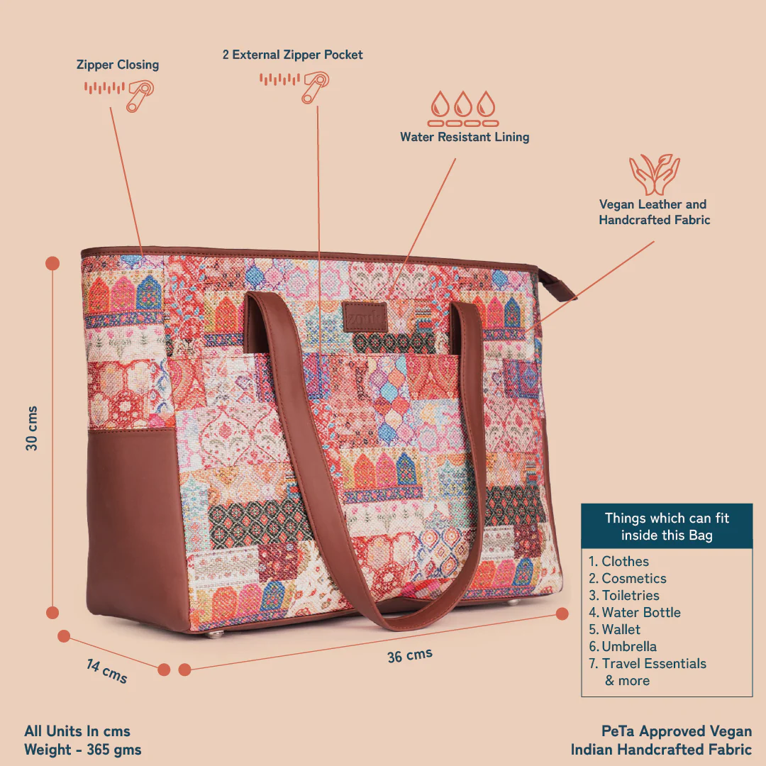 Travel Tote Bag - Kutch Gamthi - Image 4