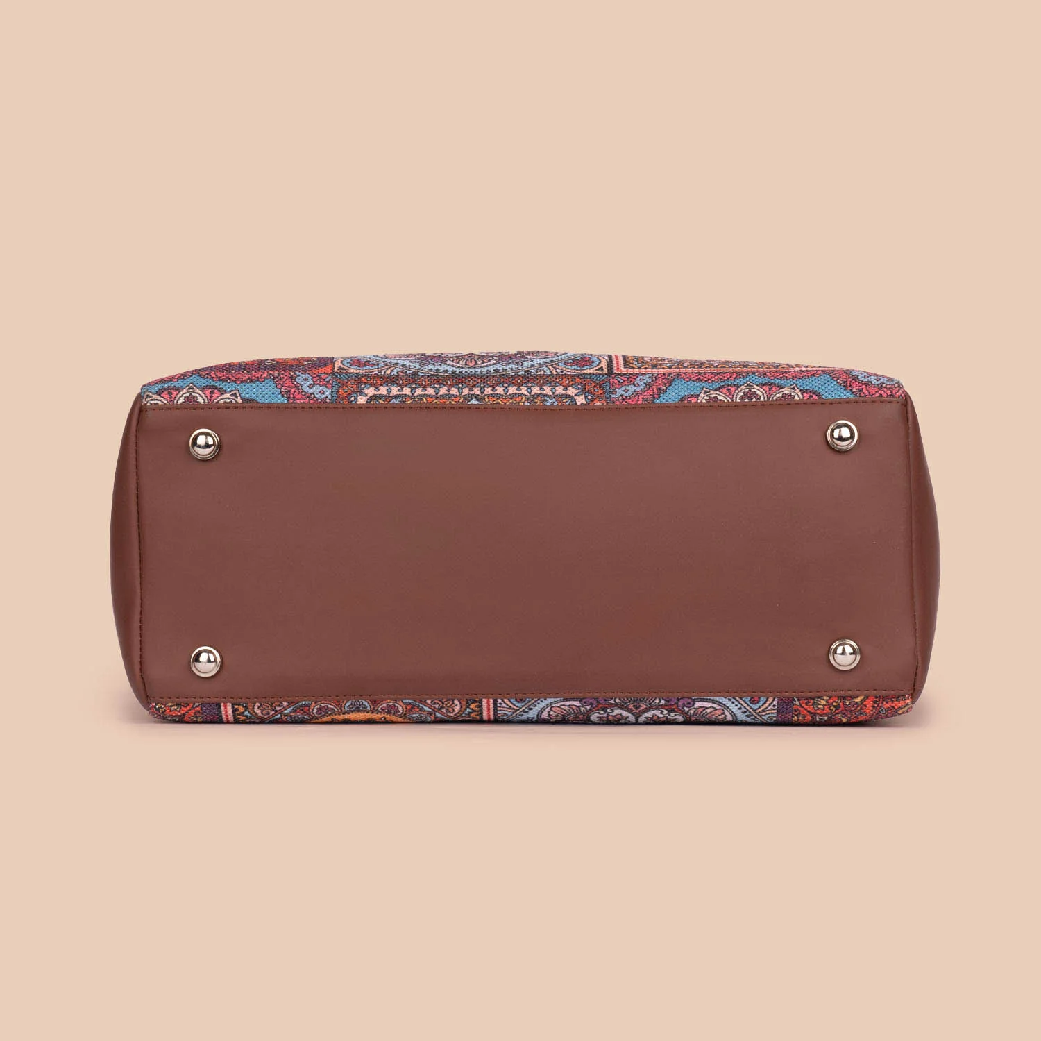 Multicolor Mandala Print Diaper Bag - Image 10