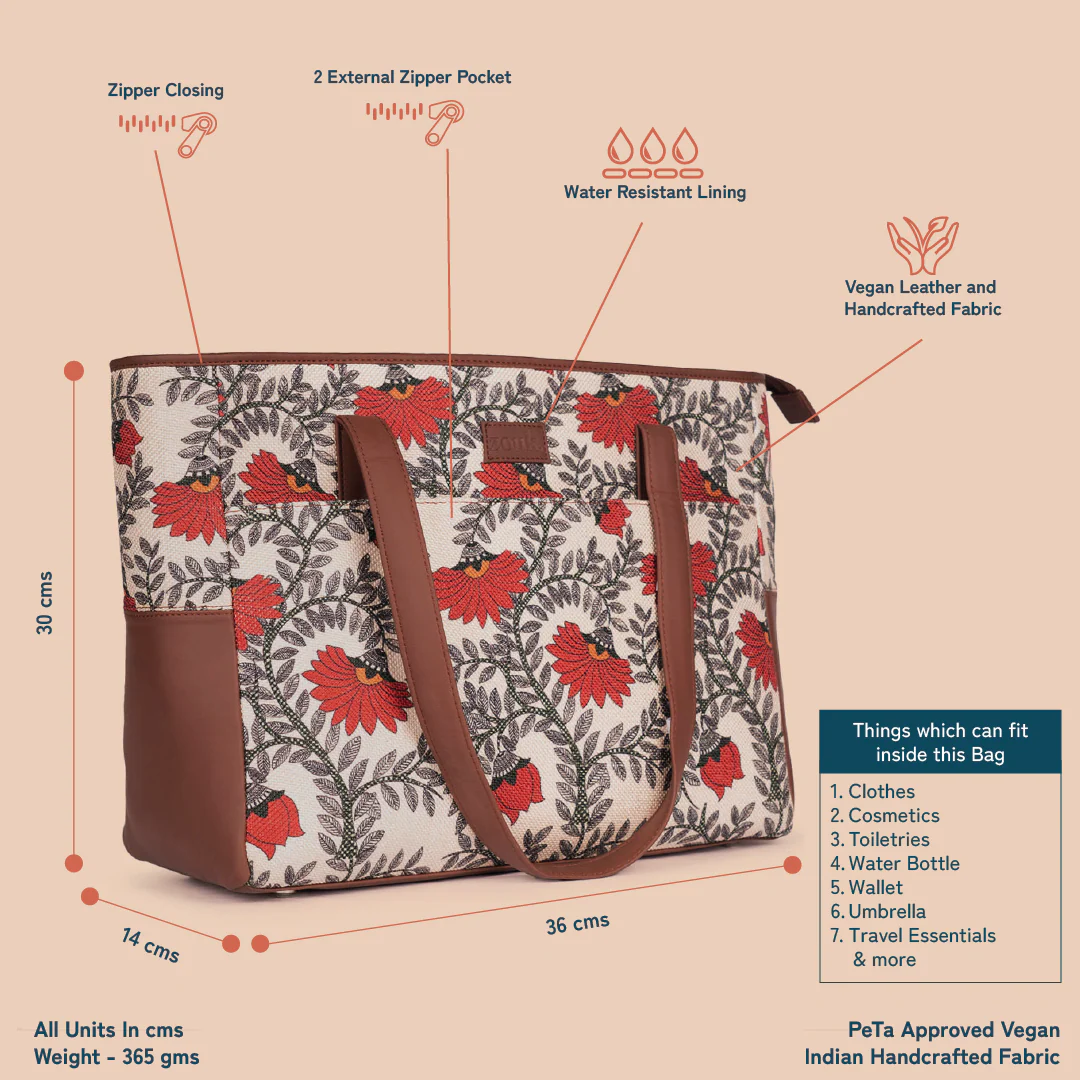 Travel Tote Bag - Nawabi Couture - Image 4