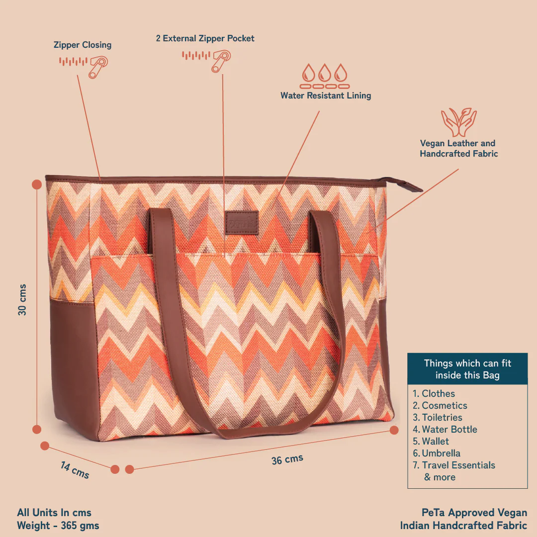 Travel Tote Bag - Tidal Wave - Image 4