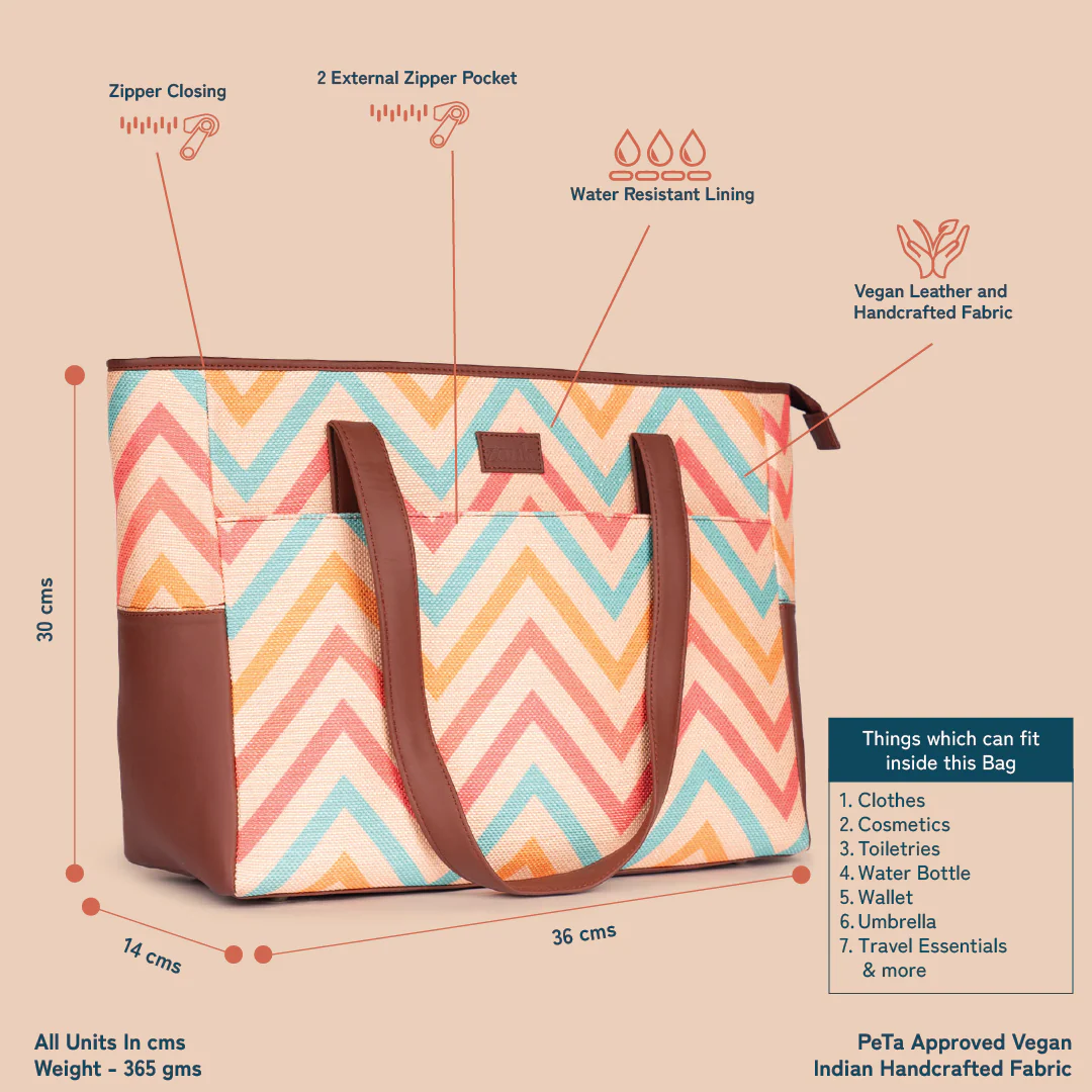 Travel Tote Bag - WavBeach - Image 4