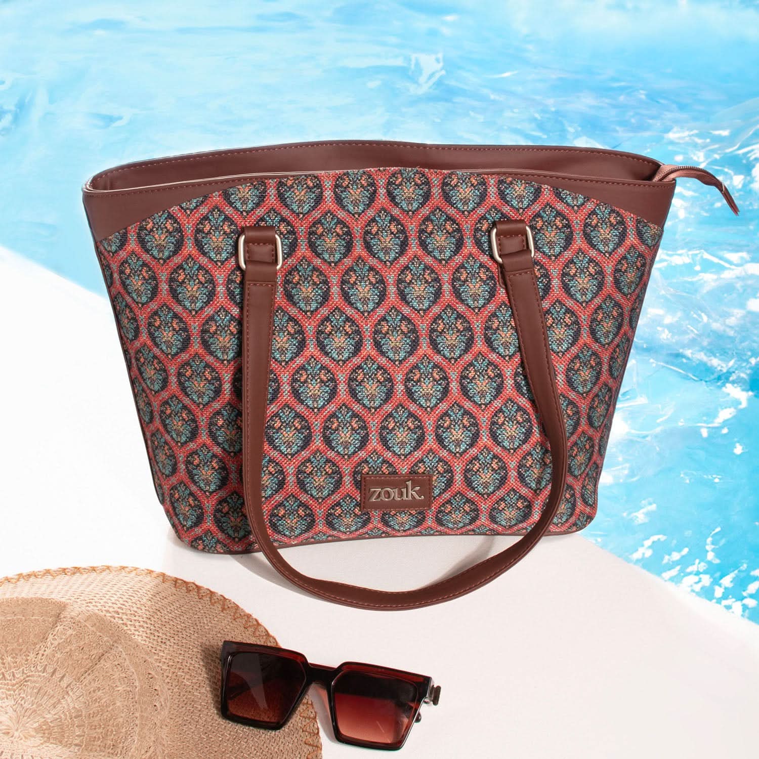 Udaipur Meenakari Classic Travel Tote - Image 2