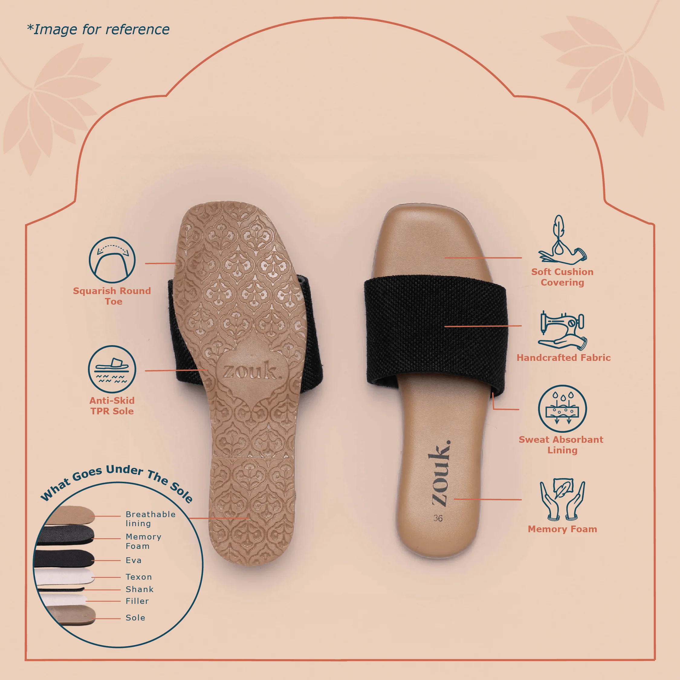 Umaid Diamond Casual Flats - Image 5