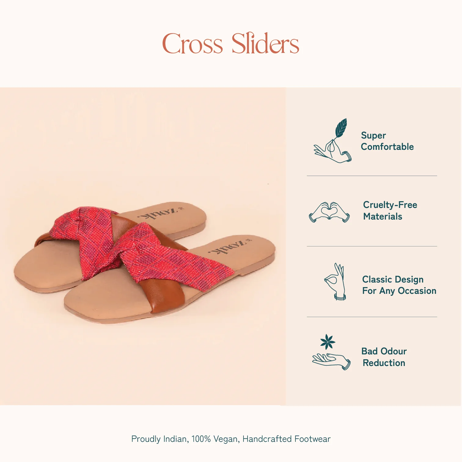 Wadiyar Diamond Cross Sliders - Image 10