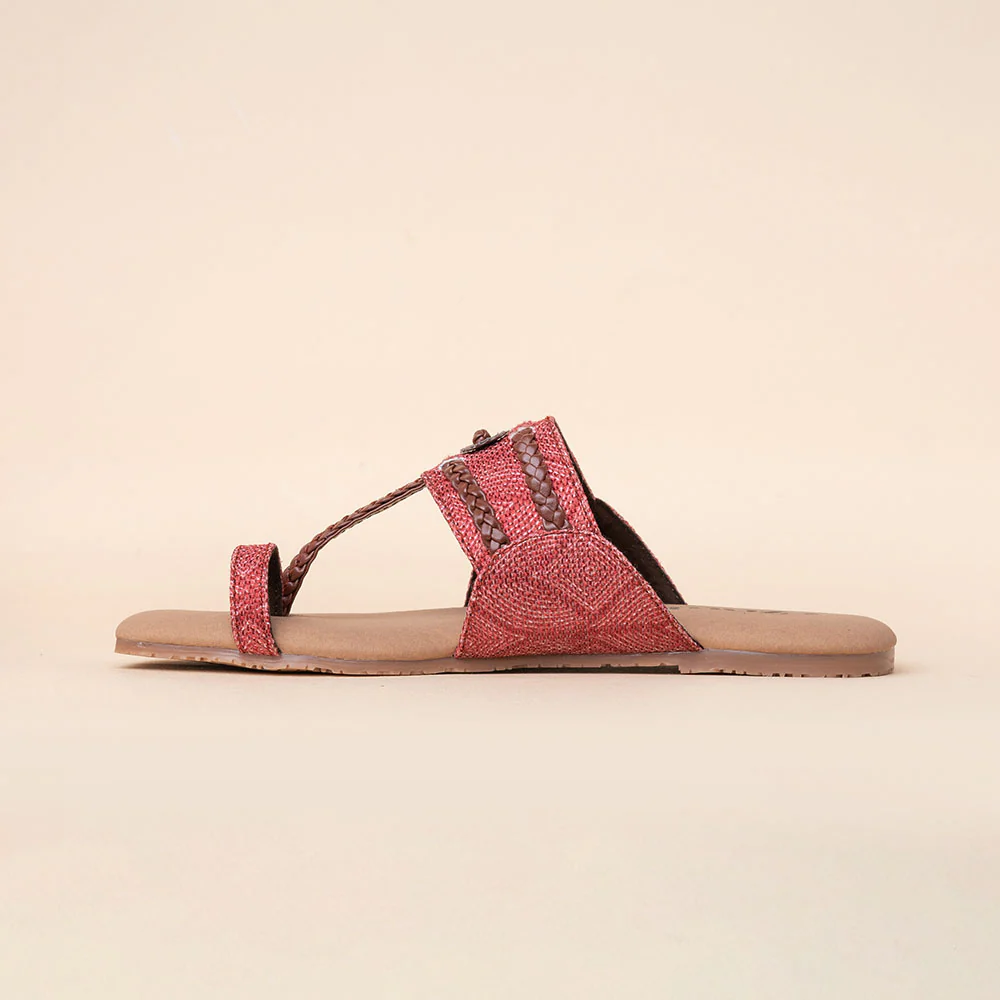 Wadiyar Qila Braided Kolhapuri Chappal - Image 10