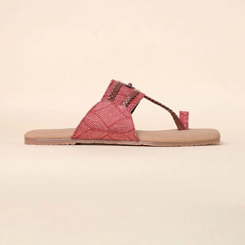 Wadiyar Qila Braided Kolhapuri Chappal - Image 11