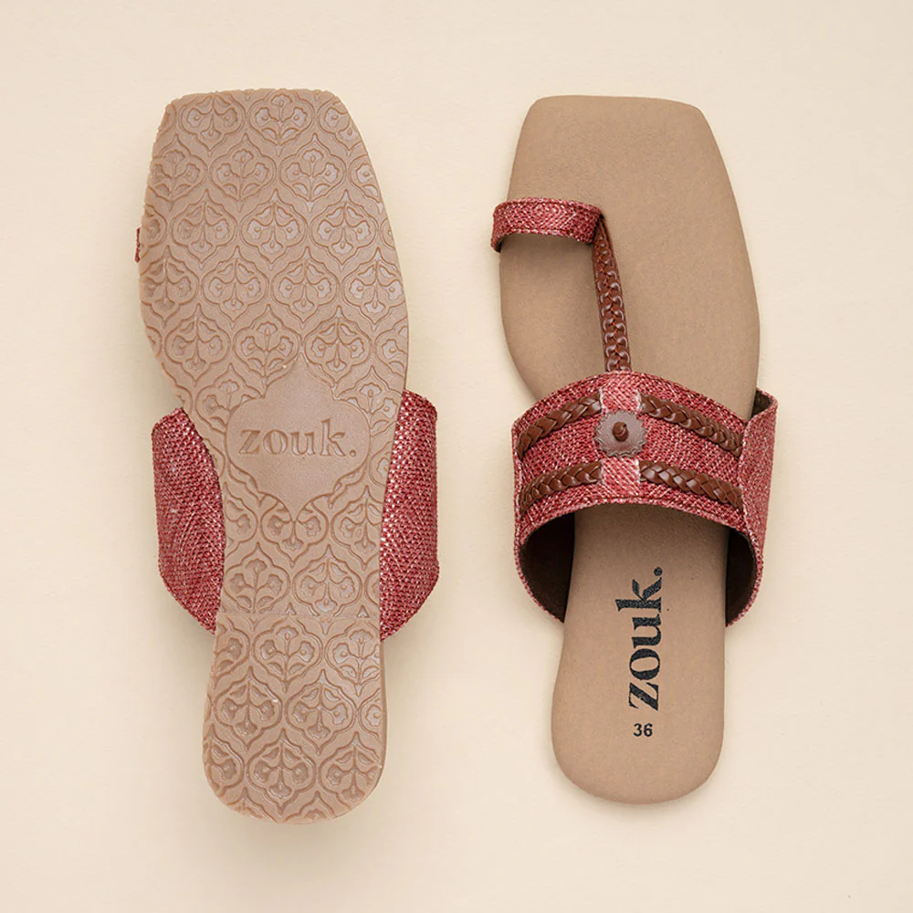 Wadiyar Qila Braided Kolhapuri Chappal - Image 2