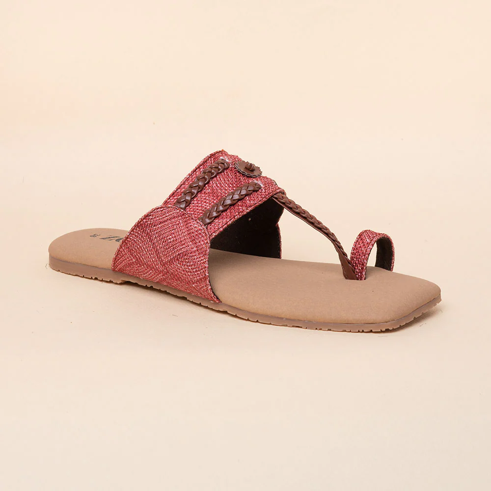Wadiyar Qila Braided Kolhapuri Chappal - Image 8