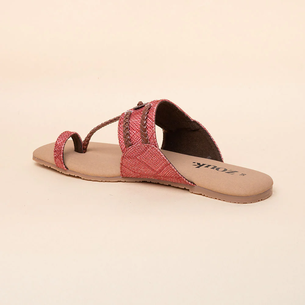 Wadiyar Qila Braided Kolhapuri Chappal - Image 9