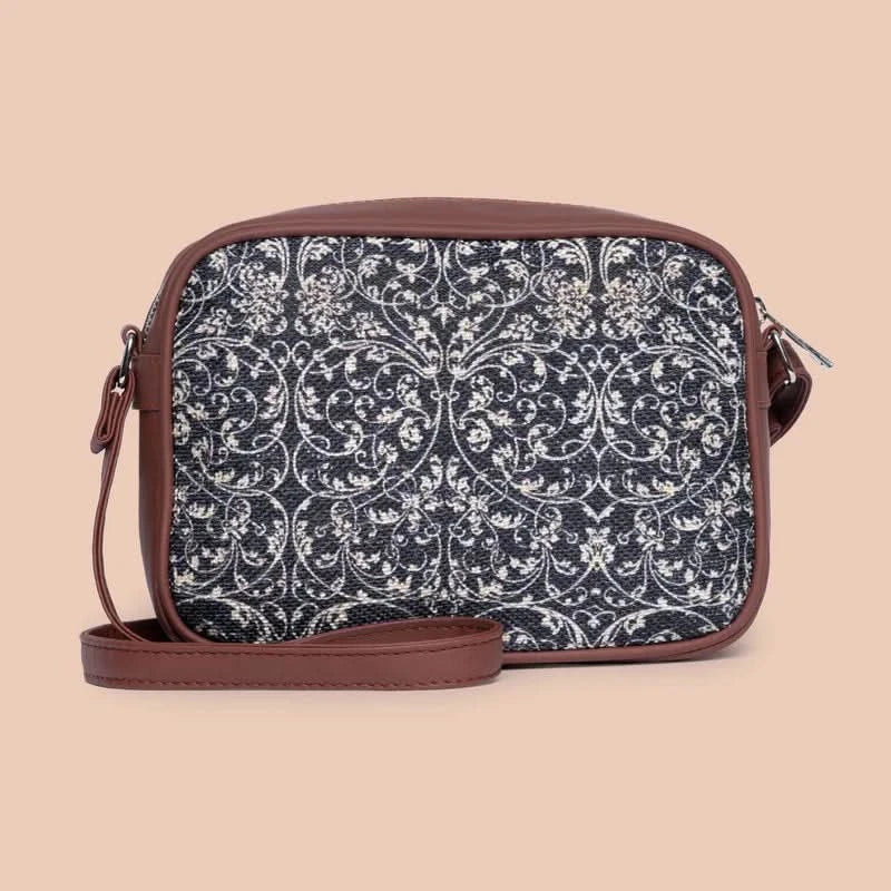WavBeach & Lattice Lace - Office Tote Bag & Sling Bag Combo - Image 6
