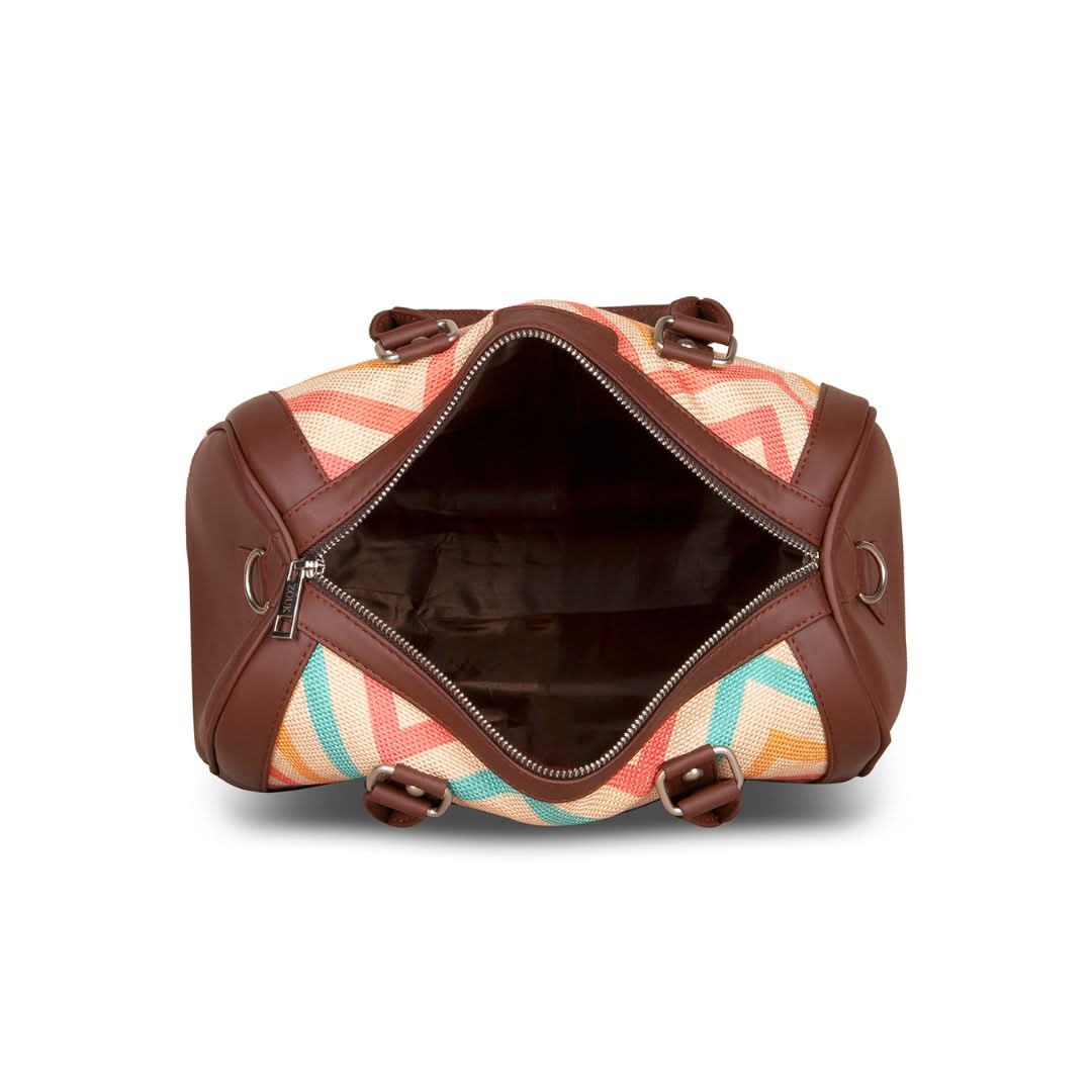 WavBeach & Paisley Print - Handbag & Chain Wallet Combo - Image 4
