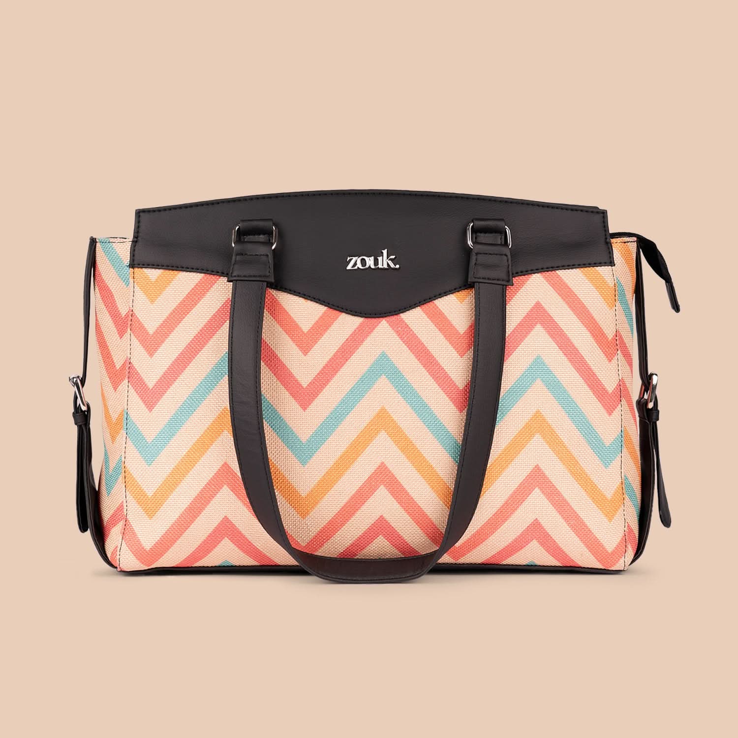 WavBeach - Women's Work Bag & Classic Zipper Wallet Combo - Image 2