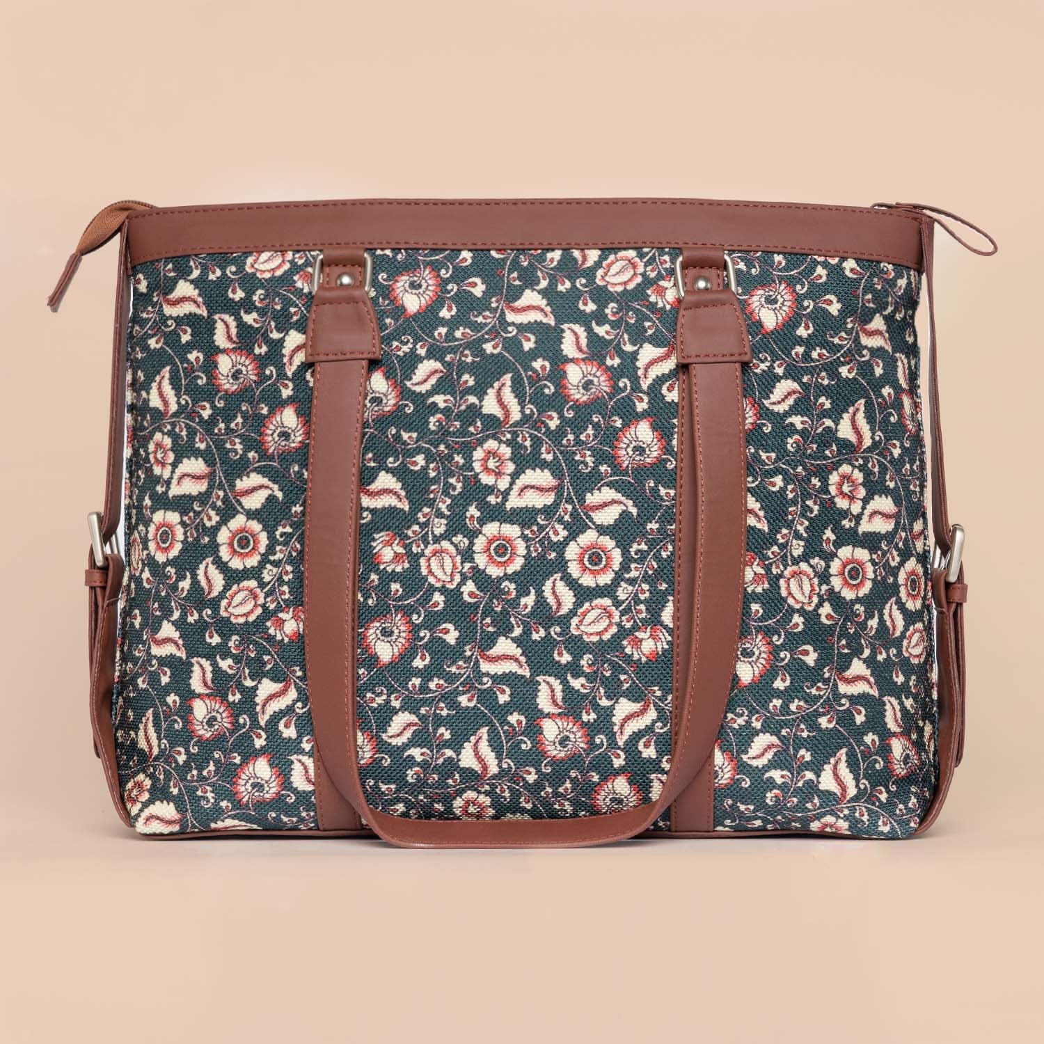 Chittoor Blue Kalamkari Women's Office Bag - Image 3
