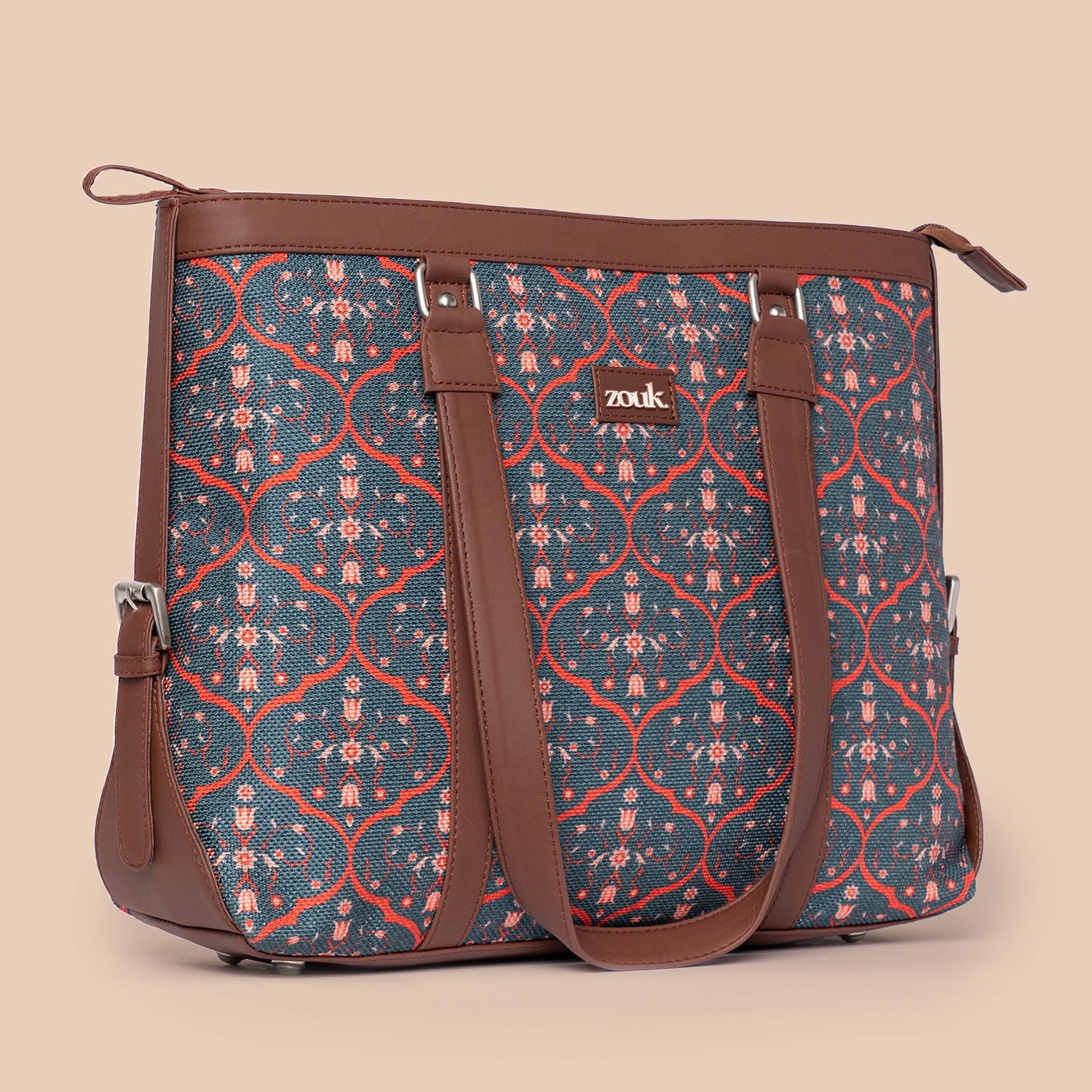 Sheesh Mahal Jaali Motif Women's Office Bag - Image 3