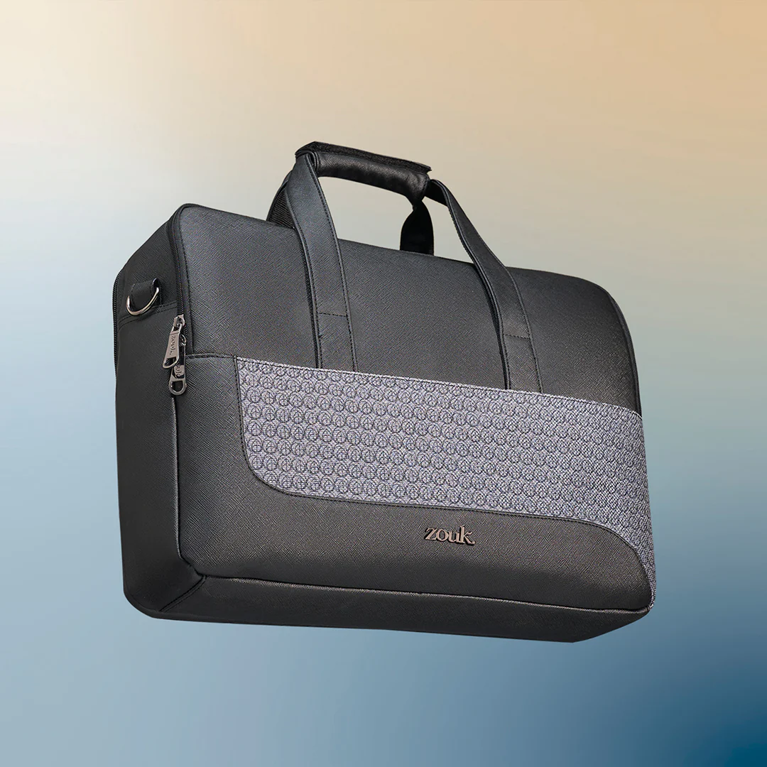 Zanskar Zenith Office Laptop Bag (Black) - Image 2