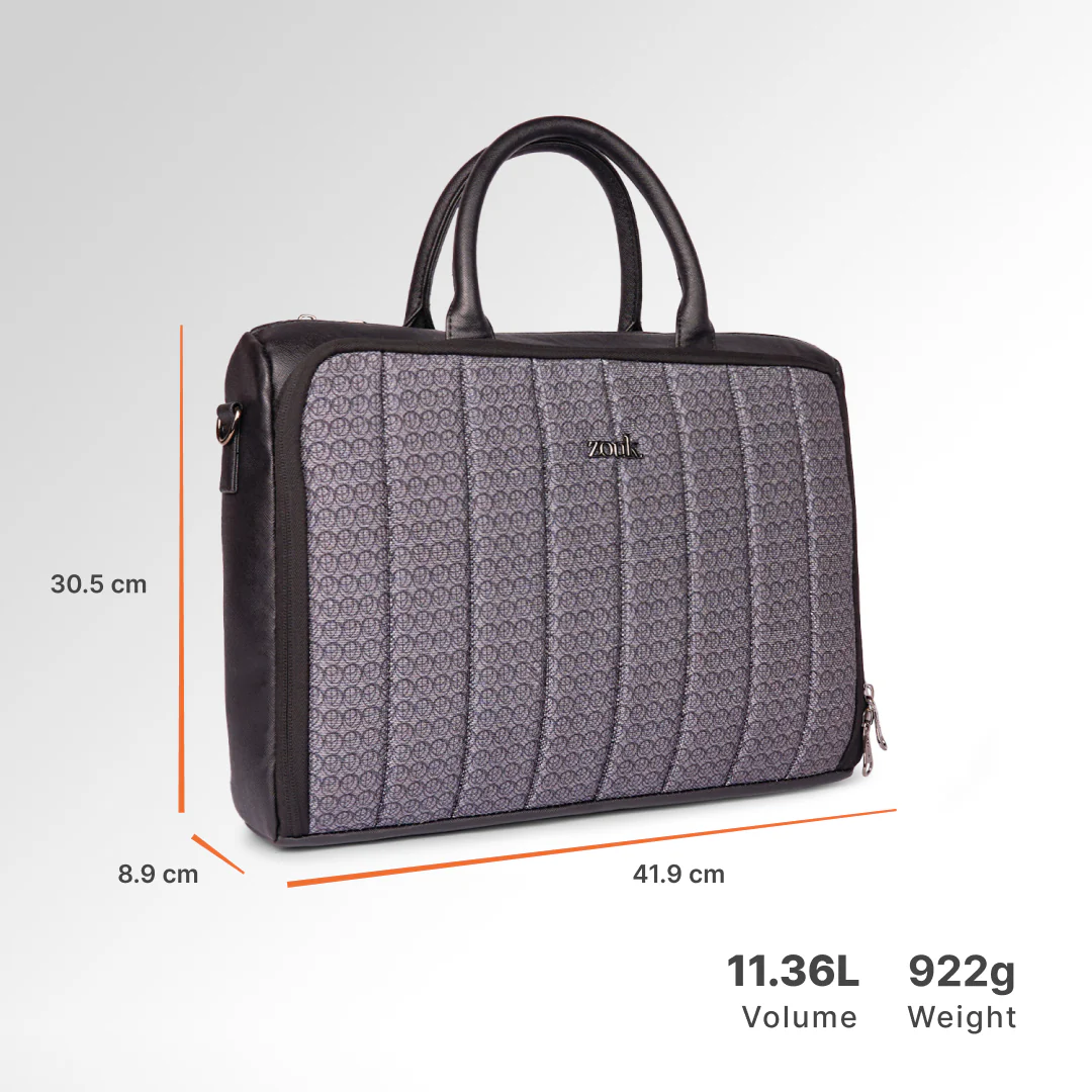 Zanskar Zenith Pro Laptop Bag (Black) - Image 4