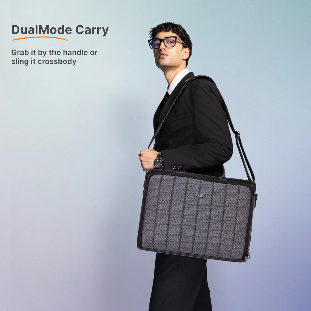 Zanskar Zenith Pro Laptop Bag (Black) - Image 6