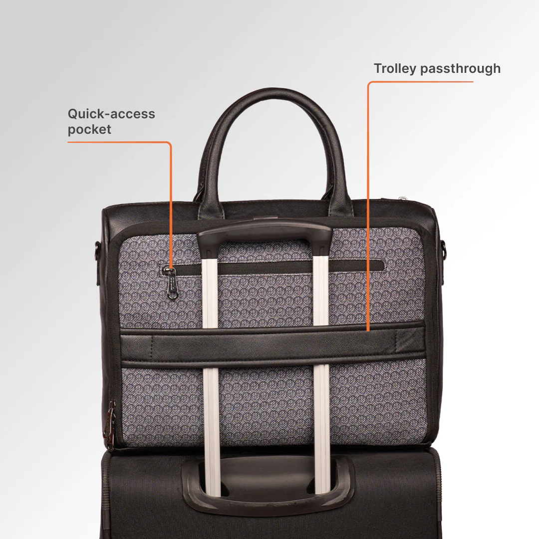 Zanskar Zenith Pro Laptop Bag (Black) - Image 9
