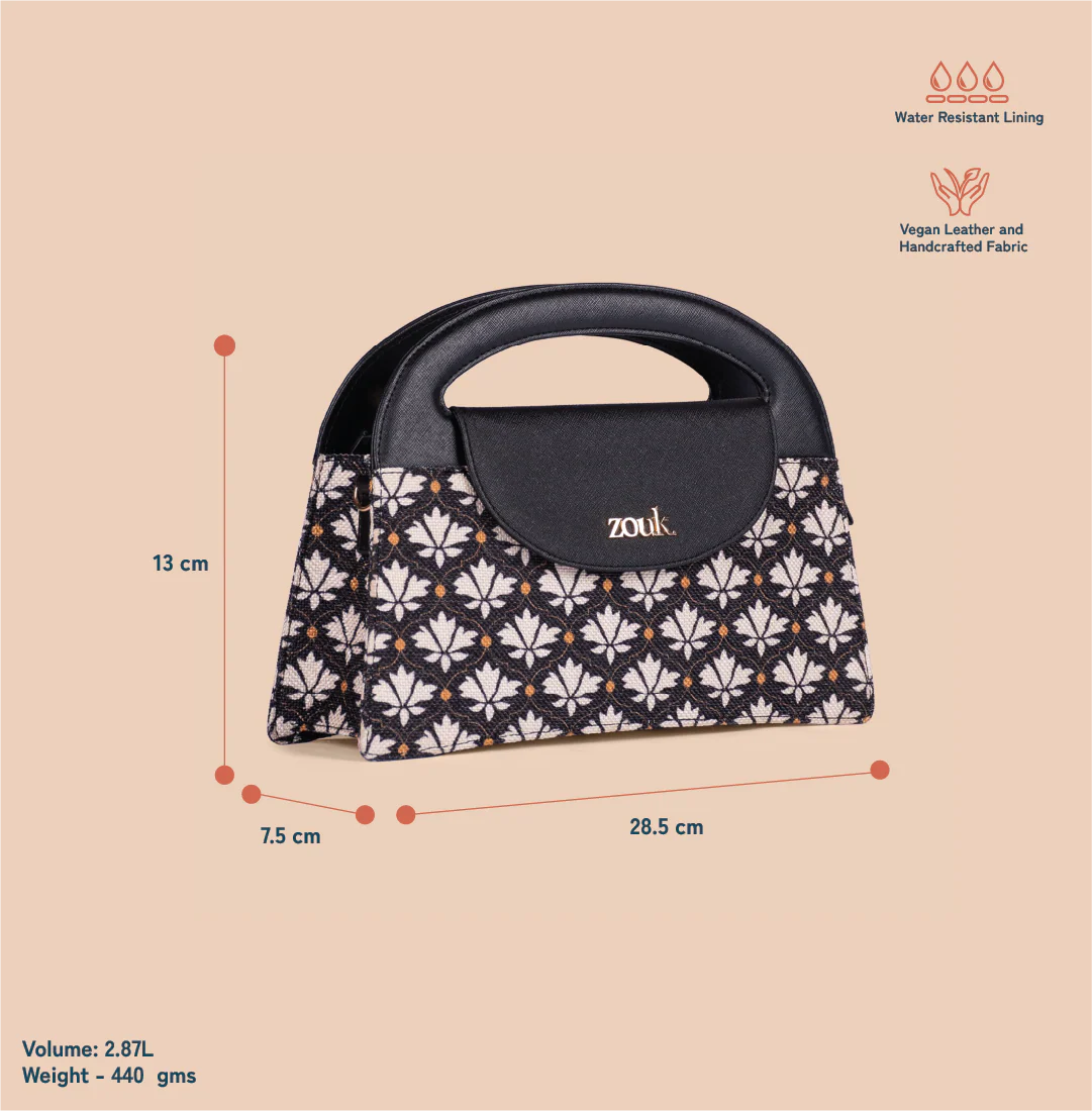 Rhea Kapoor Ziya Sling Bag - Bidri Kaiser - Image 3