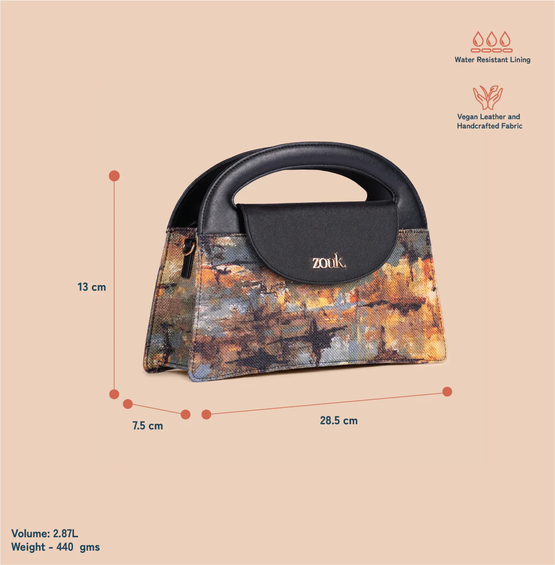 Rhea Kapoor Ziya Sling Bag - Bombay Tapestry - Image 3