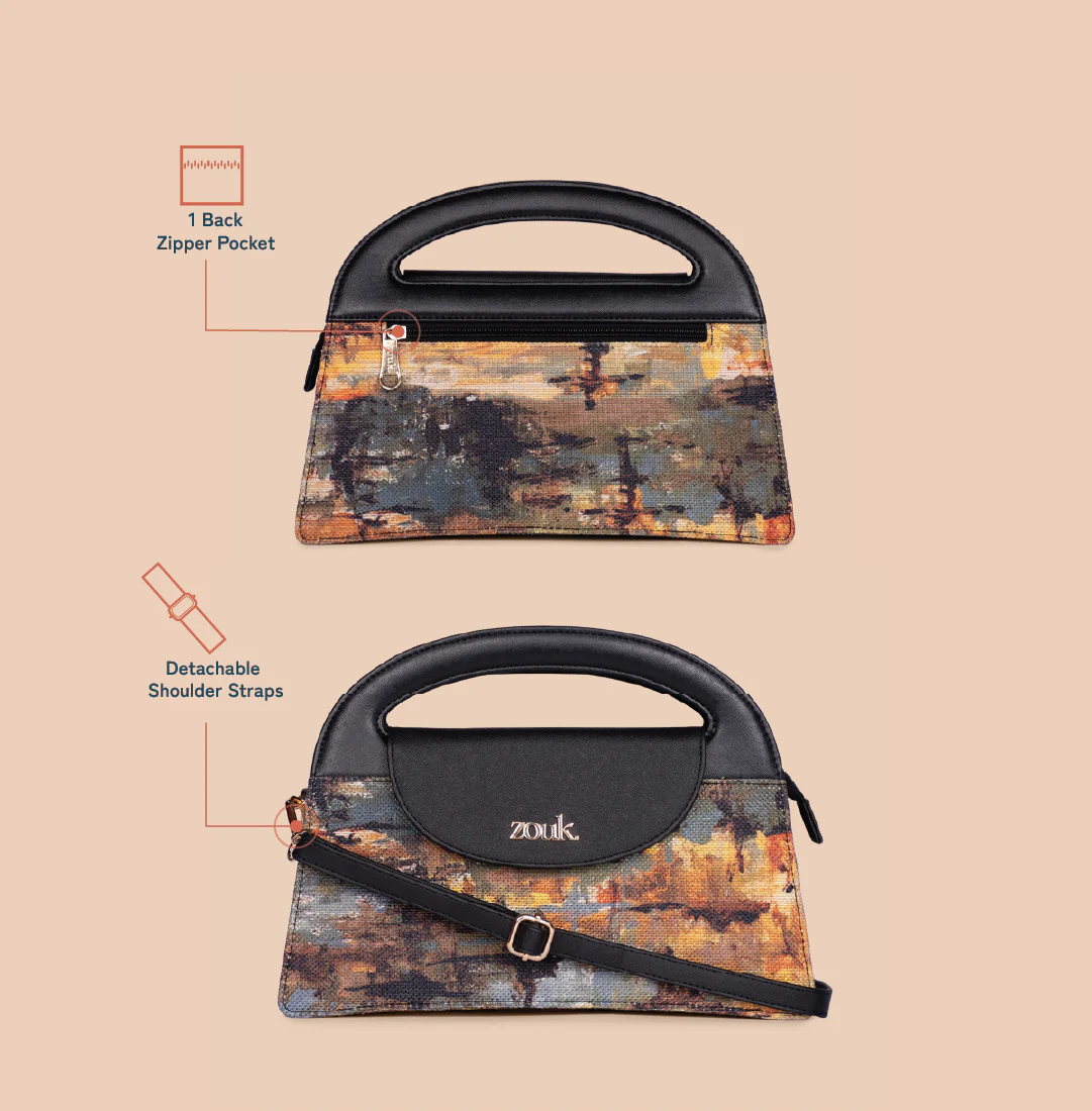 Rhea Kapoor Ziya Sling Bag - Bombay Tapestry - Image 5