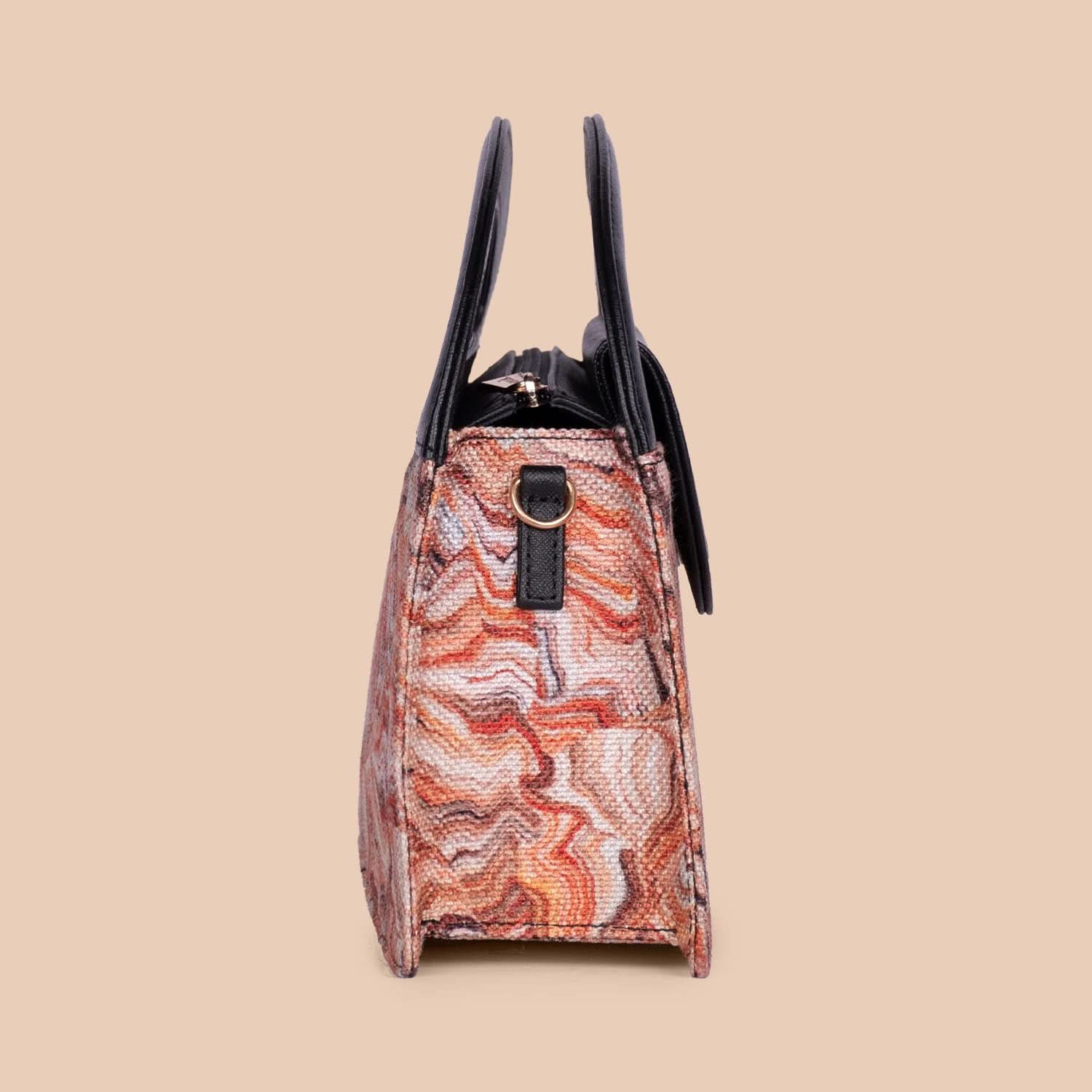 Rhea Kapoor Ziya Sling Bag - Nicobar Coral - Image 7