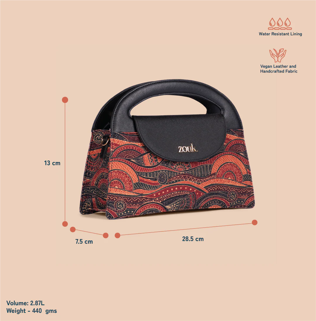 Rhea Kapoor Ziya Sling Bag - Pithora Artistry - Image 4