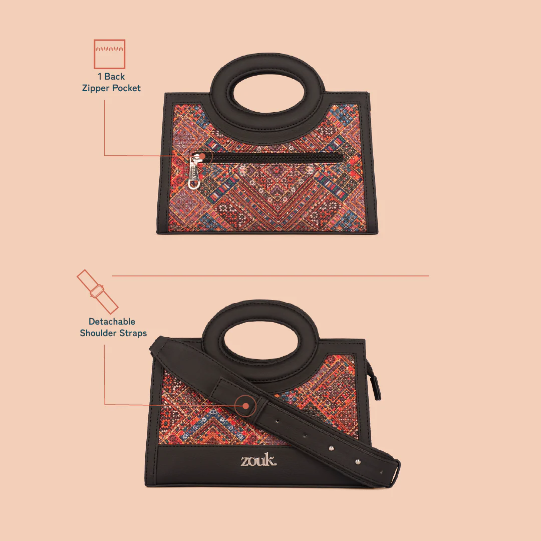 Zoe Sling Bag - Bhuj Rabari - Image 5