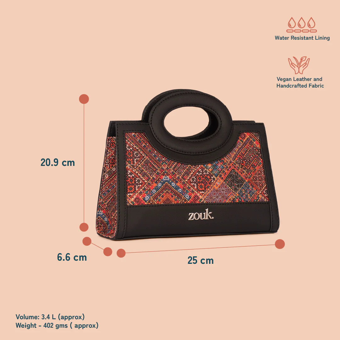 Zoe Sling Bag - Bhuj Rabari - Image 6