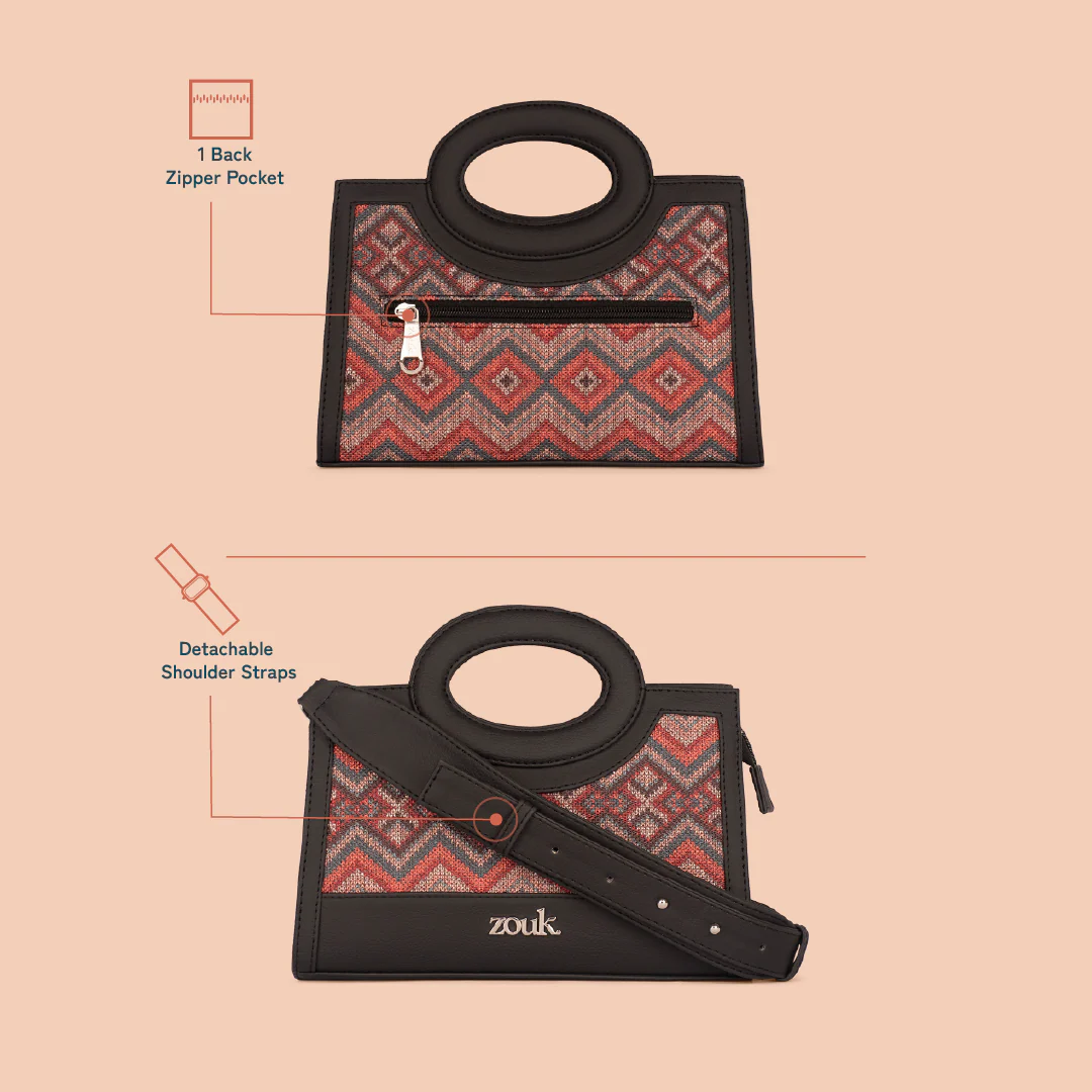 Zoe Sling Bag - Gwalior Weaves - Image 4