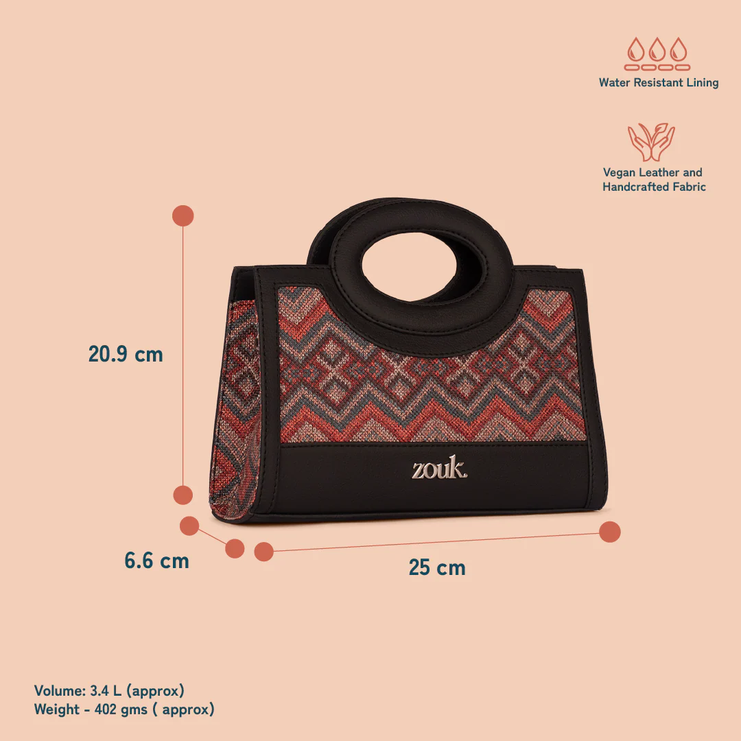 Zoe Sling Bag - Gwalior Weaves - Image 5